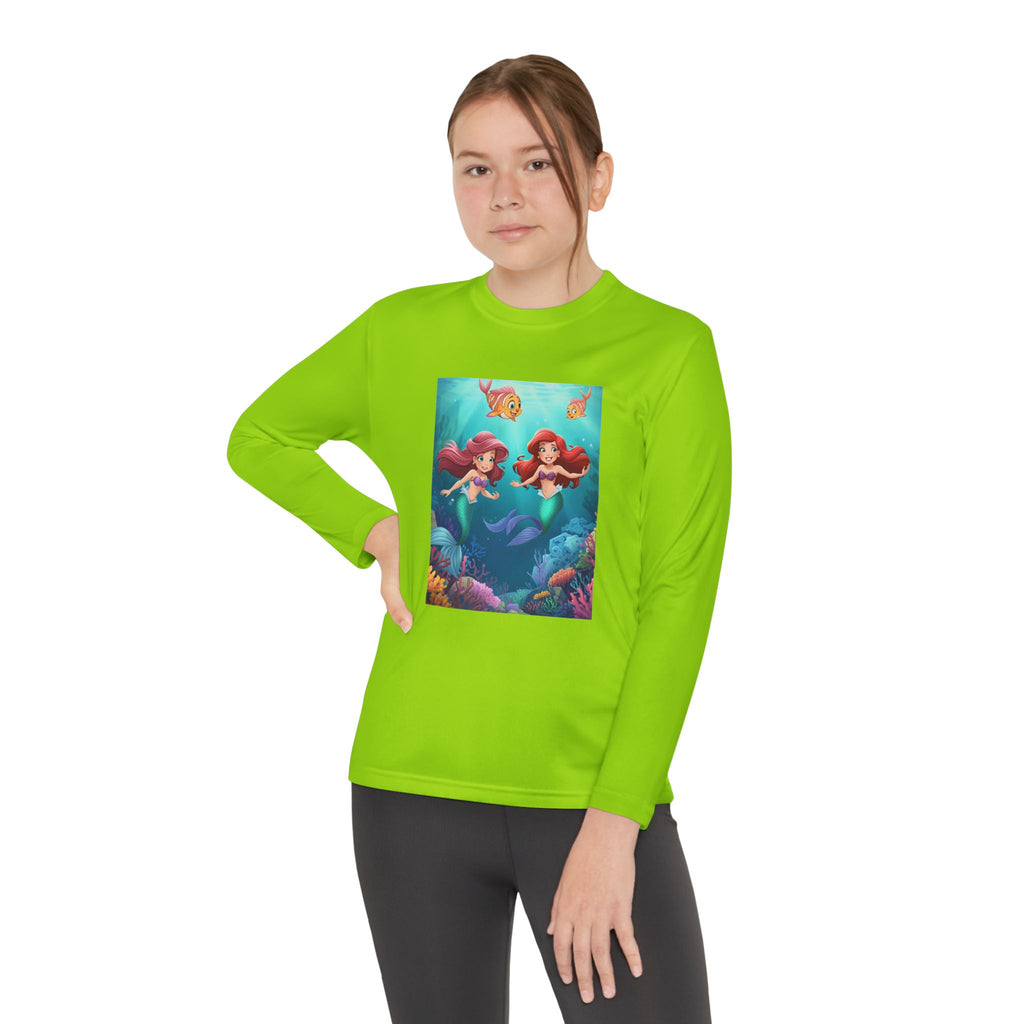 Mermaid Youth Long Sleeve Competitor Tee