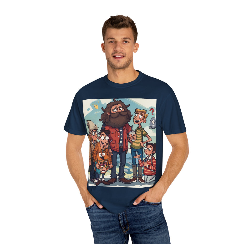 Charming Cartoon Graphic Tee, Fun Unisex T-shirt for Casual Wear, Unique Gift Ideas for Holidays, Family Gatherings, Cartoon Lovers, [...]
