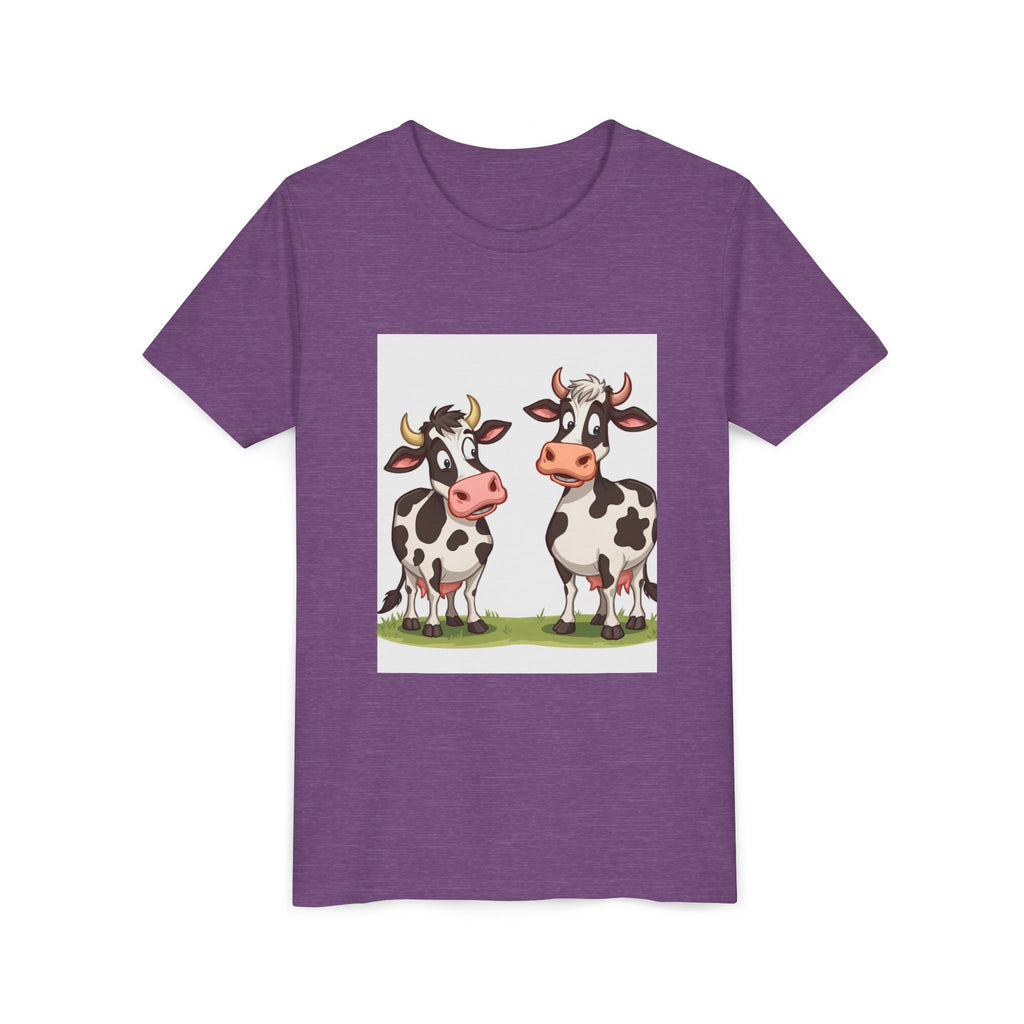 Cute Cows Youth Short Sleeve Tee