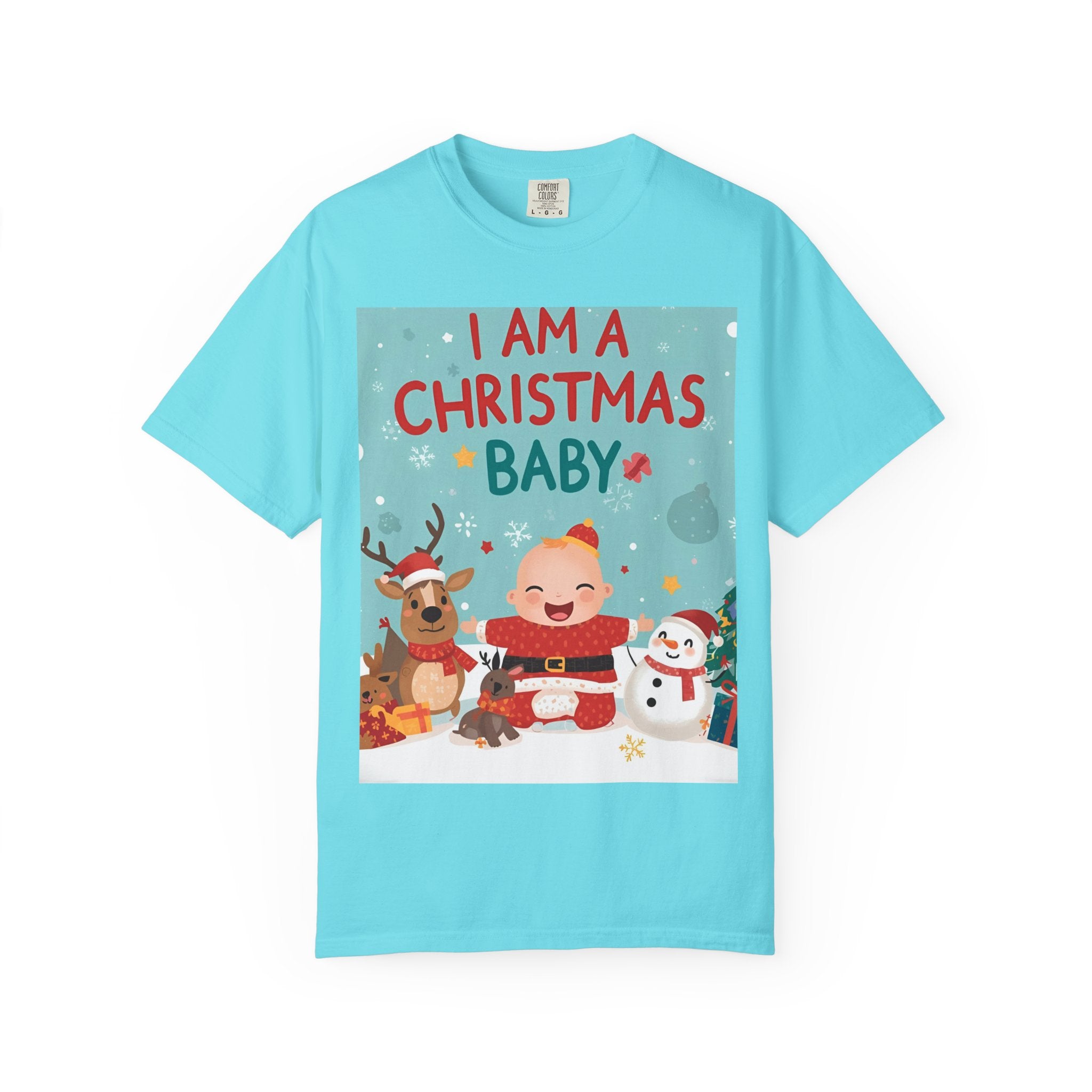 Christmas Baby T-shirt, Cute Christmas Shirt, Holiday Gift, Family Matching Tee, Unisex Kids Christmas Apparel, Baby's First Christmas