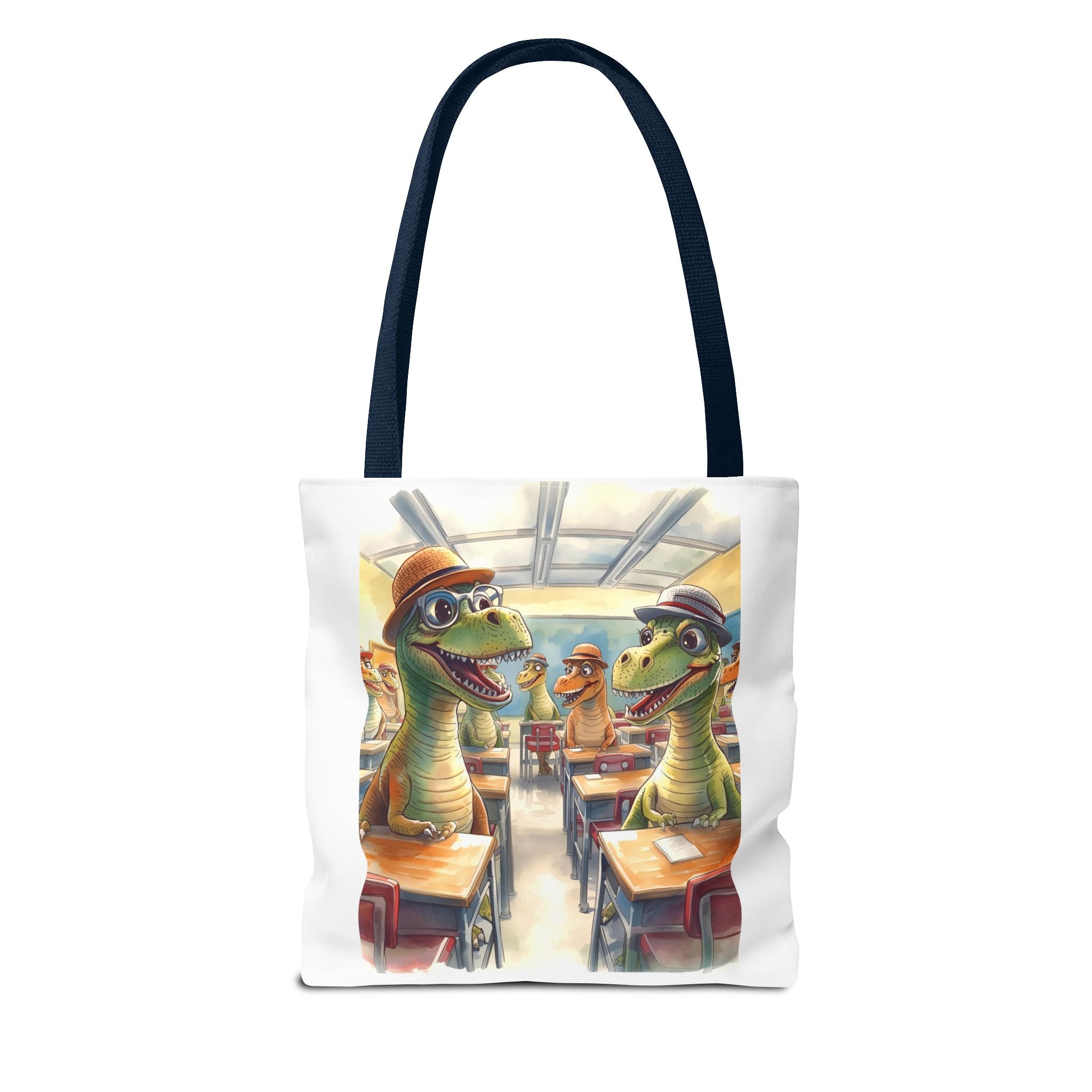 Dinosaur Classroom Tote Bag, Fun School Bag, Kids' Lunch Tote, Teacher Gift, Student Bag, Unique Art Bag