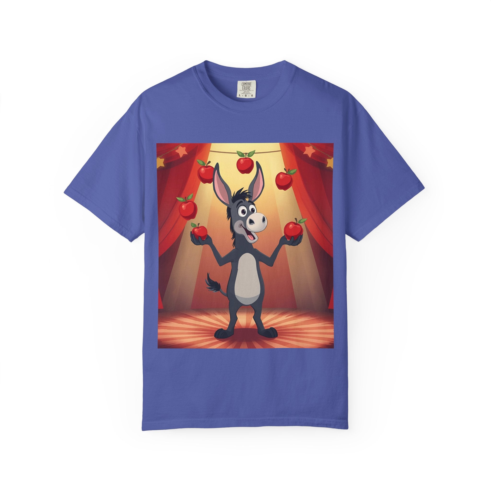 Donkey Cartoon T-Shirt for Fun Lovers, Perfect for Gifts, Casual Wear, Birthday Parties, Animal Theme, Unique Style