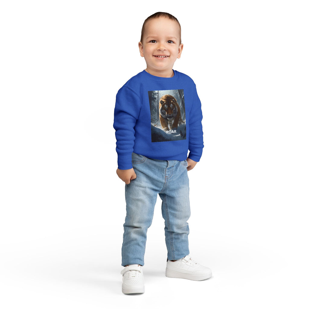 Tiger Roar Snow Toddler Sweatshirt