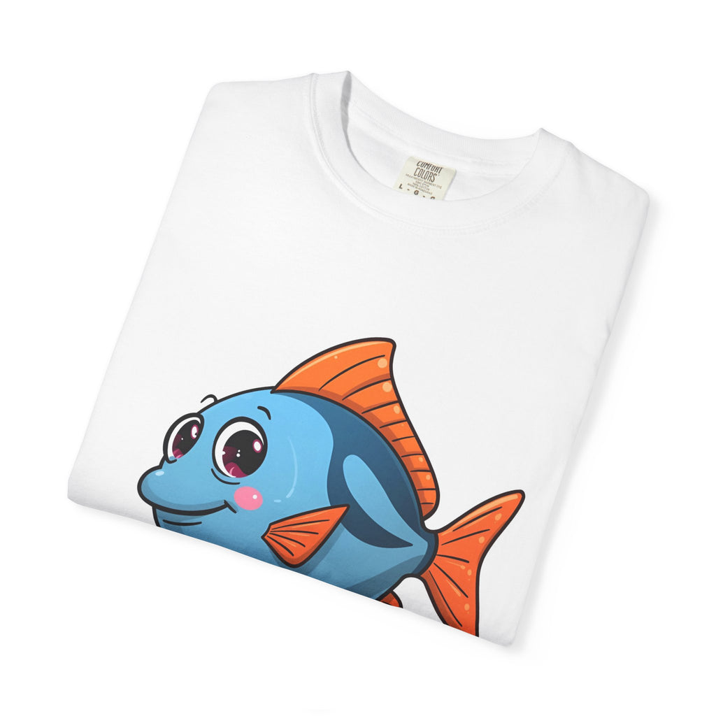 Here Fishy Fishy Fishy Unisex Garment-Dyed T-shirt