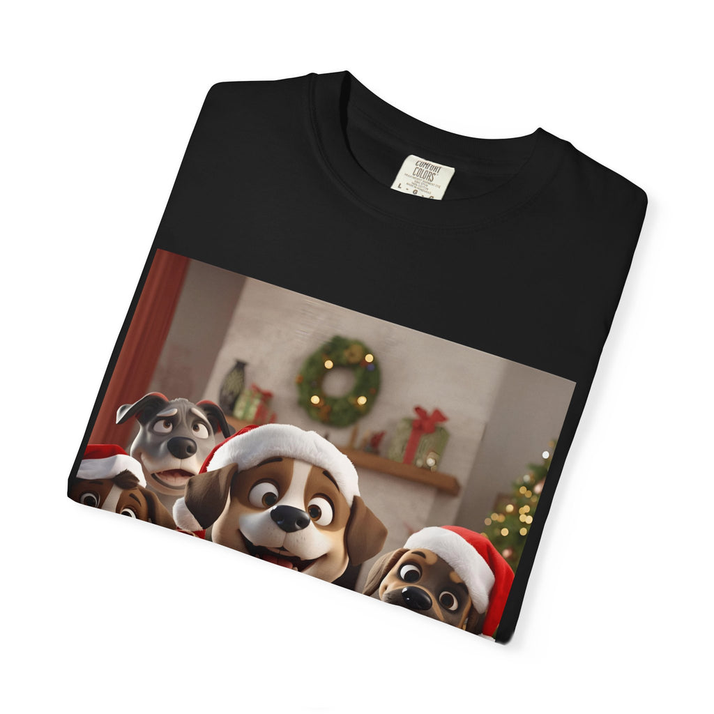 Cute Christmas Festive Dog Holiday T-Shirt | Pet Lover Gift, Christmas Shirt, Unisex Casual Tee, Cute Animal Apparel, Holiday Spirit Outfit