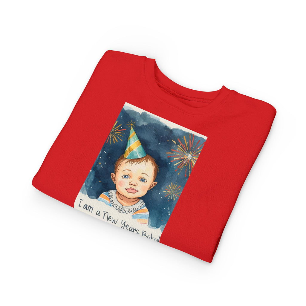 I Am A New Years Baby Toddler Sweatshirt