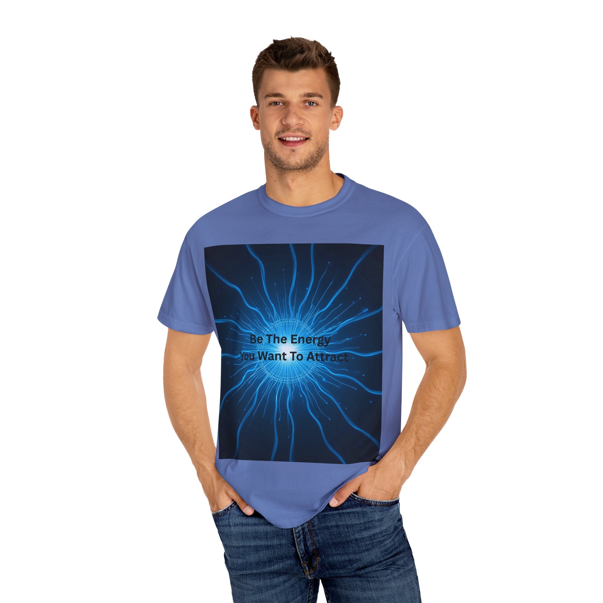 Be The Energy You Want To Attract Unisex Inspirational Energy T-Shirt, Motivational Tee, Mindfulness Shirt, Conscious Living Apparel, Gift for Positive Vibes