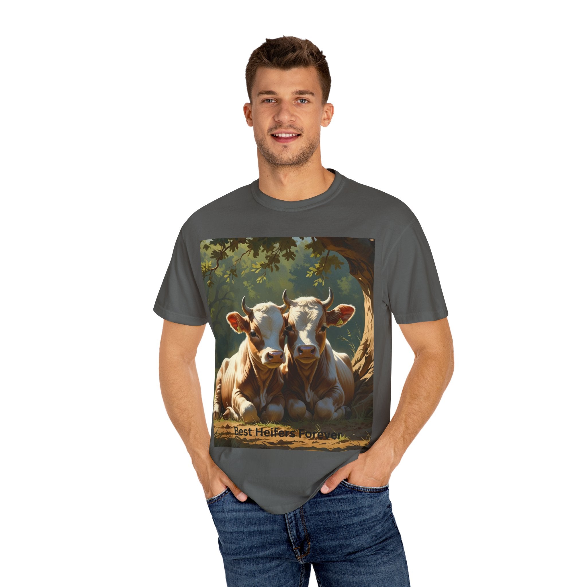 Best Heifers Forever T-shirt, Cute Cow Shirt, Animal Lover Gift, Farm T-shirt, Gift for Her, Unisex Casual Wear