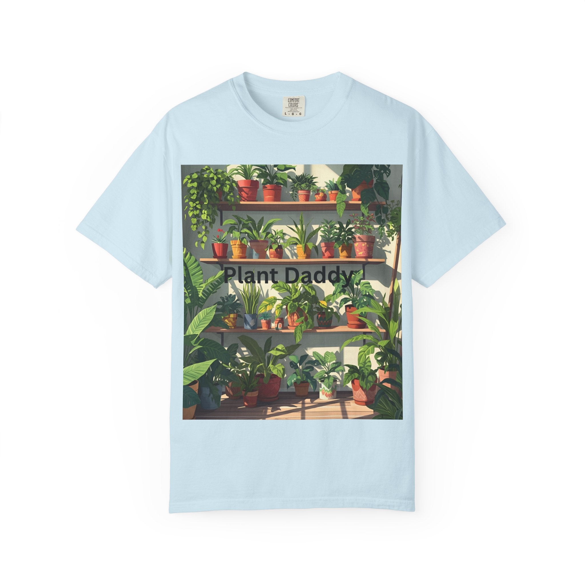 Plant Daddy Unisex Garment-Dyed T-Shirt, Indoor Gardening Shirt, Plant Lover Gift, Eco-Friendly Tee, Green Thumb Apparel