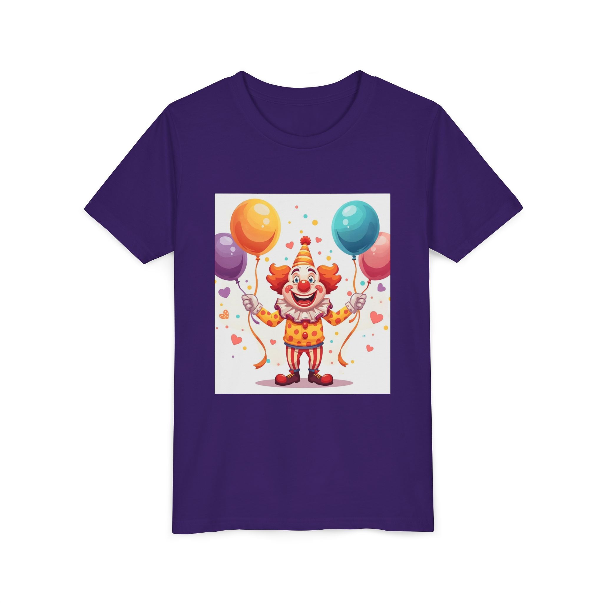 Funny Clown Youth Short Sleeve Tee