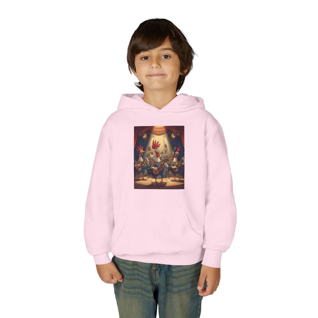 Chicken Funny Youth Heavy Blend Hooded Sweatshirt