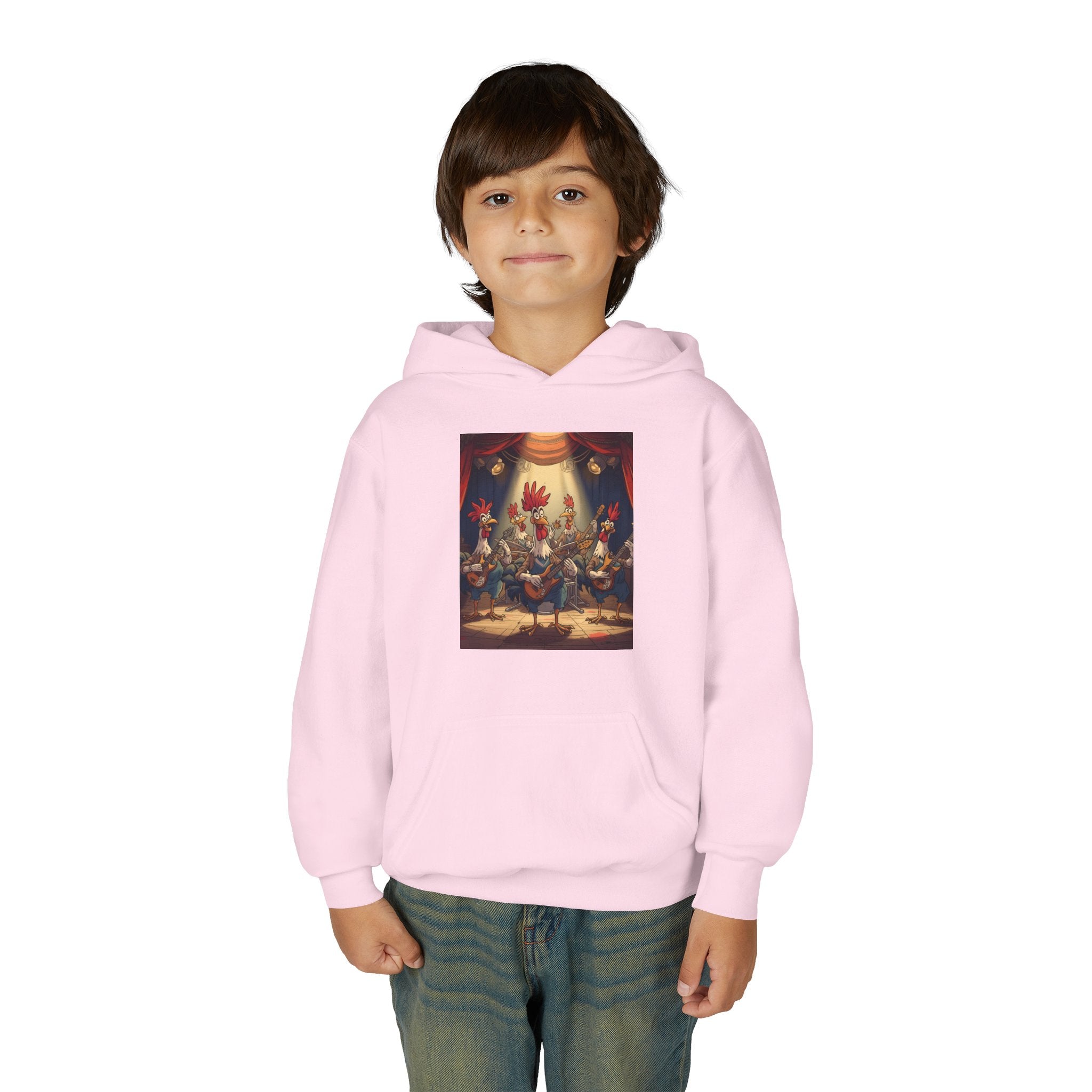 Chicken Funny Youth Heavy Blend Hooded Sweatshirt