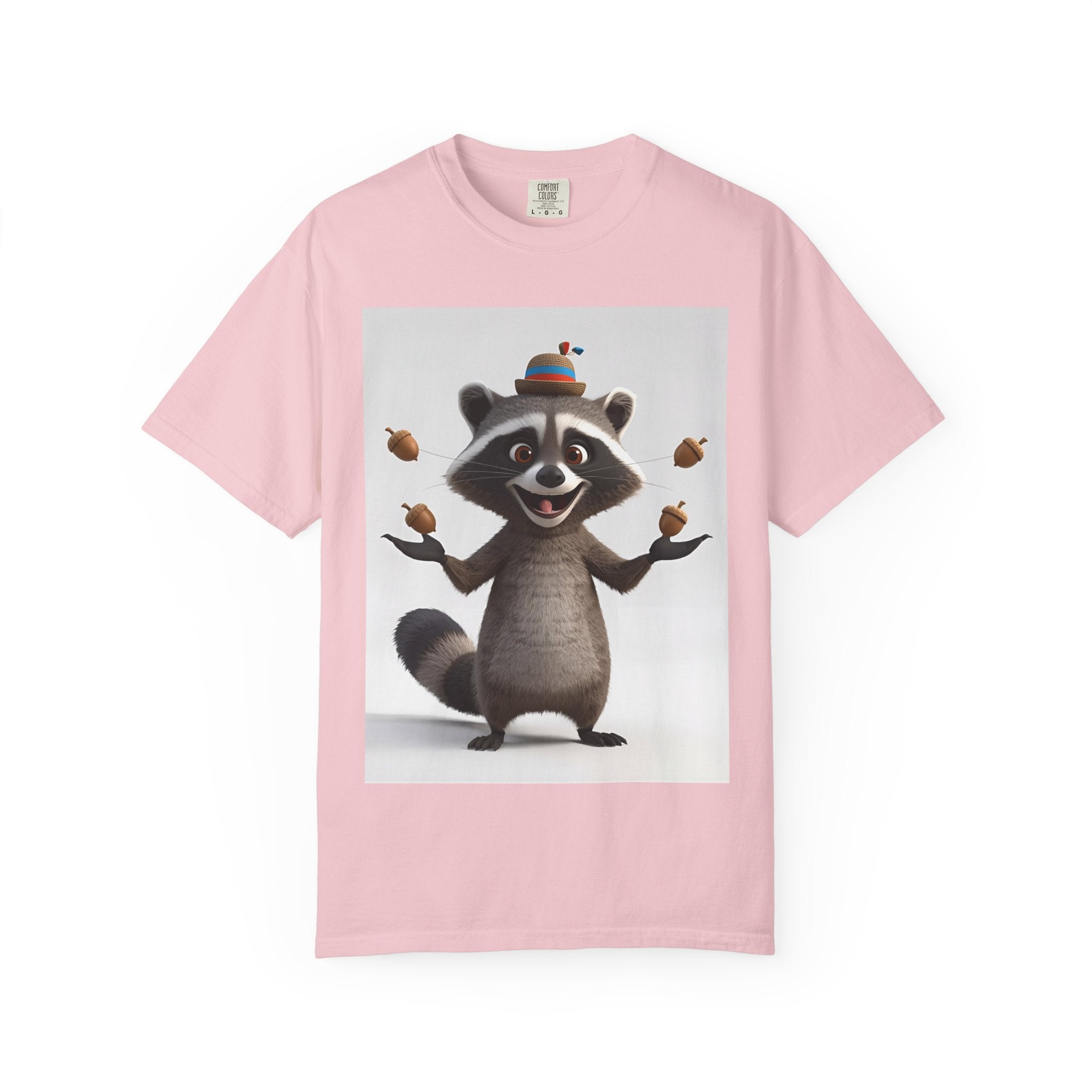 Whimsical Raccoon T-Shirt, Unisex Graphic Tee, Cute Animal Shirt, Fun Gift for Kids and Adults, Quirky Nature Lover Apparel, Party Wear