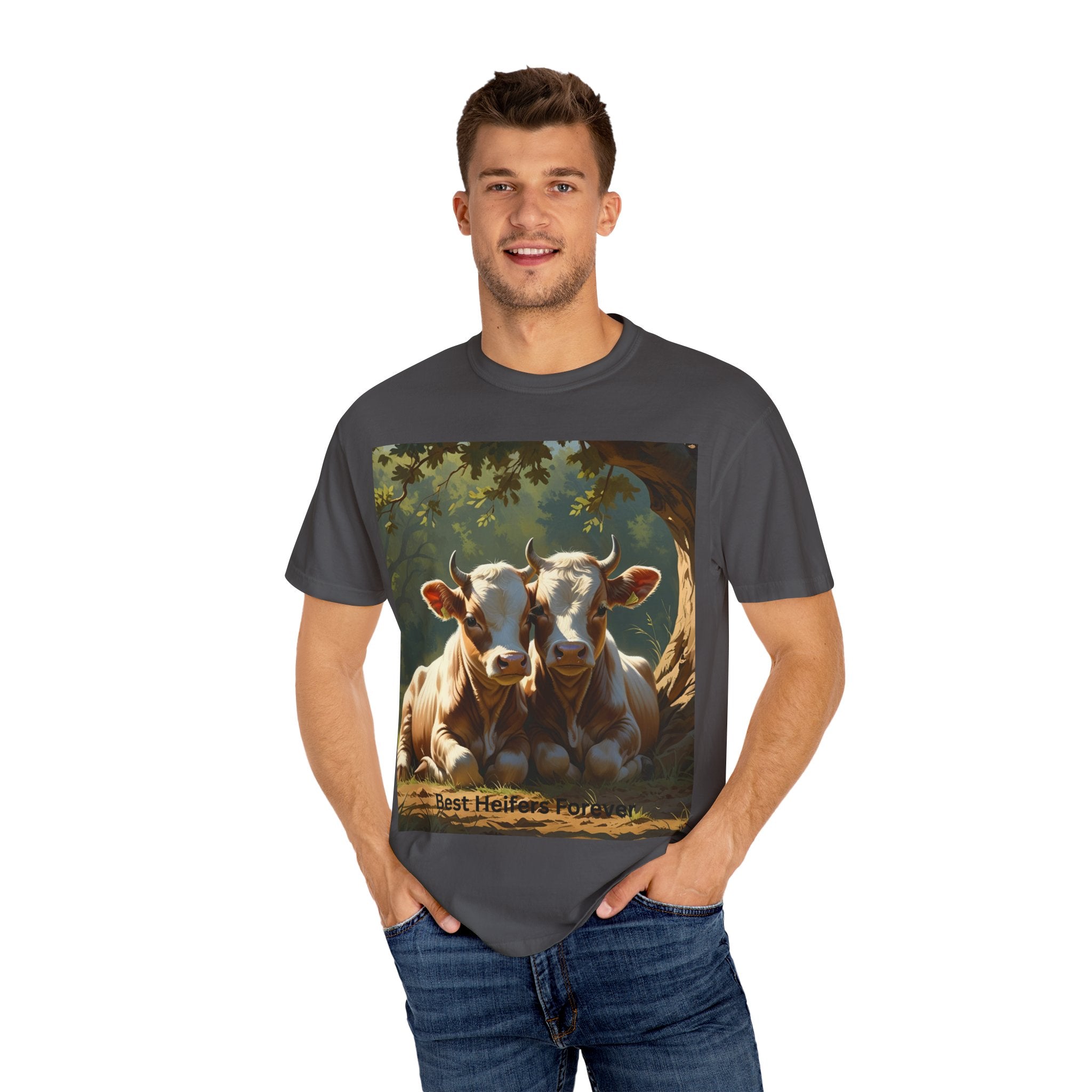 Best Heifers Forever T-shirt, Cute Cow Shirt, Animal Lover Gift, Farm T-shirt, Gift for Her, Unisex Casual Wear