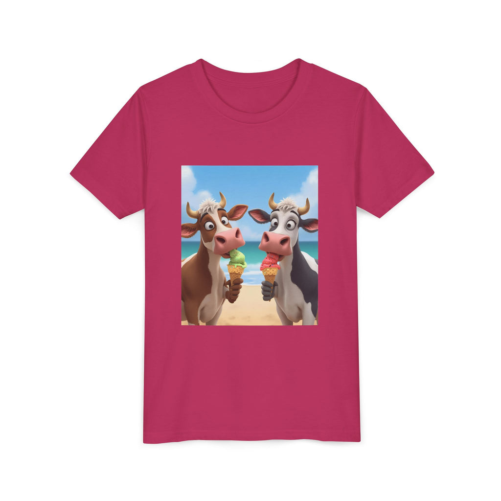 Beachy Cow Youth Short Sleeve Tee