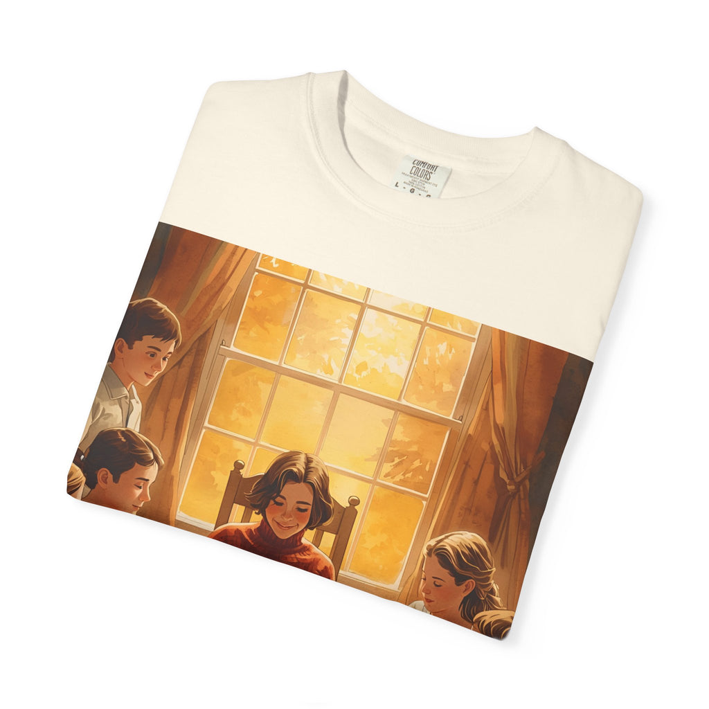 Thankful Family Dinner T-shirt, Unisex Tee, Fall Apparel, Cozy Top, Gift for Thanksgiving Lovers, Family Gathering Shirt