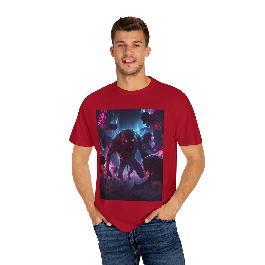 Spooky Creature Unisex Graphic Tee - Halloween Horror T-Shirt, Vintage Style, Spooky Gift, Unisex Halloween Apparel, Unique Costume Alternative