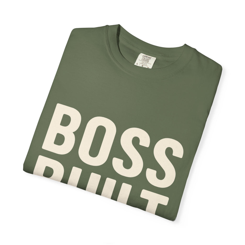 Boss Built Co. Graphic T-Shirt — Bold Logo Tee for Entrepreneurs & Makers