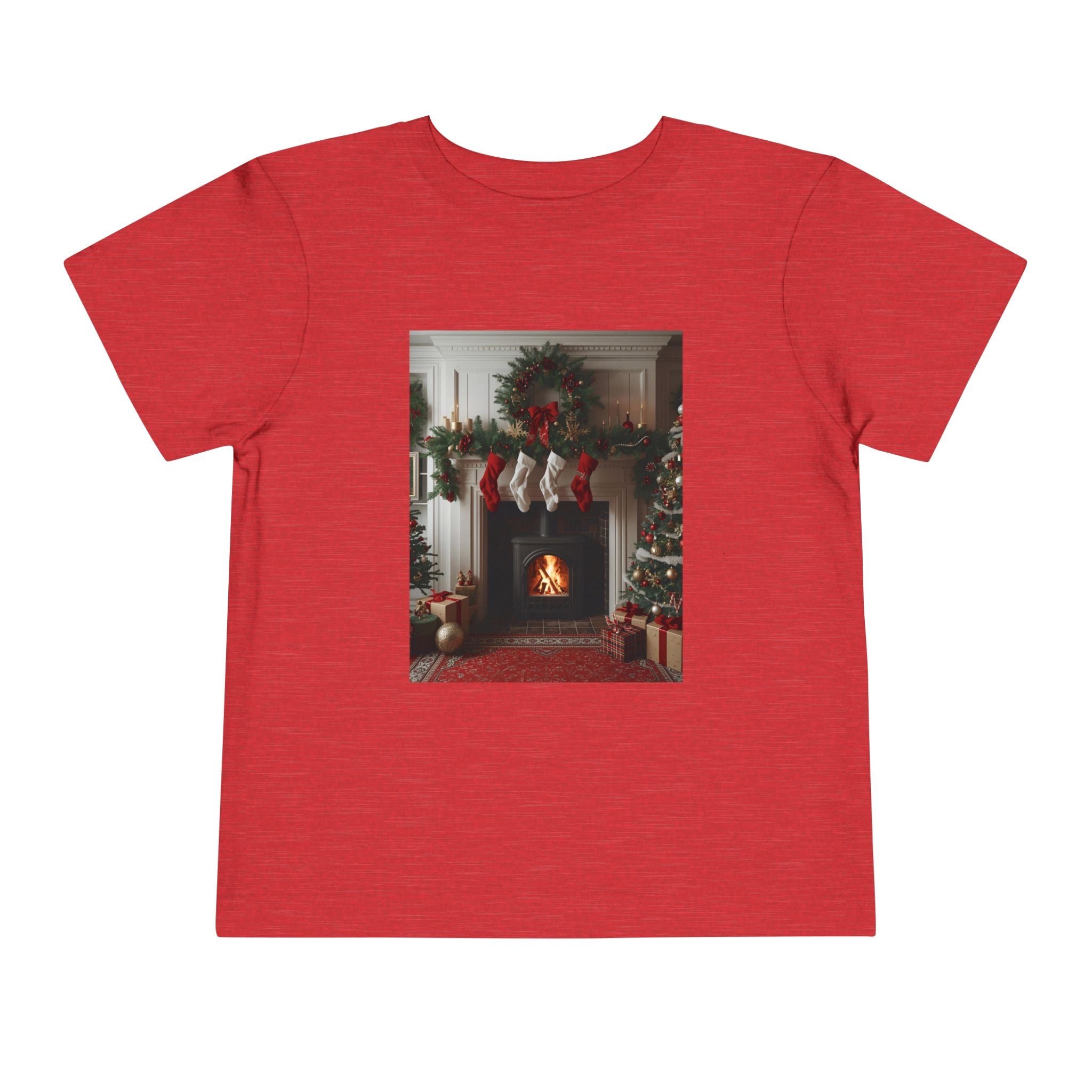 Cozy Christmas Toddler Tee, Holiday Kids Shirt, Cute Winter Tee, Toddler Christmas Outfit, Festive Short Sleeve Shirt