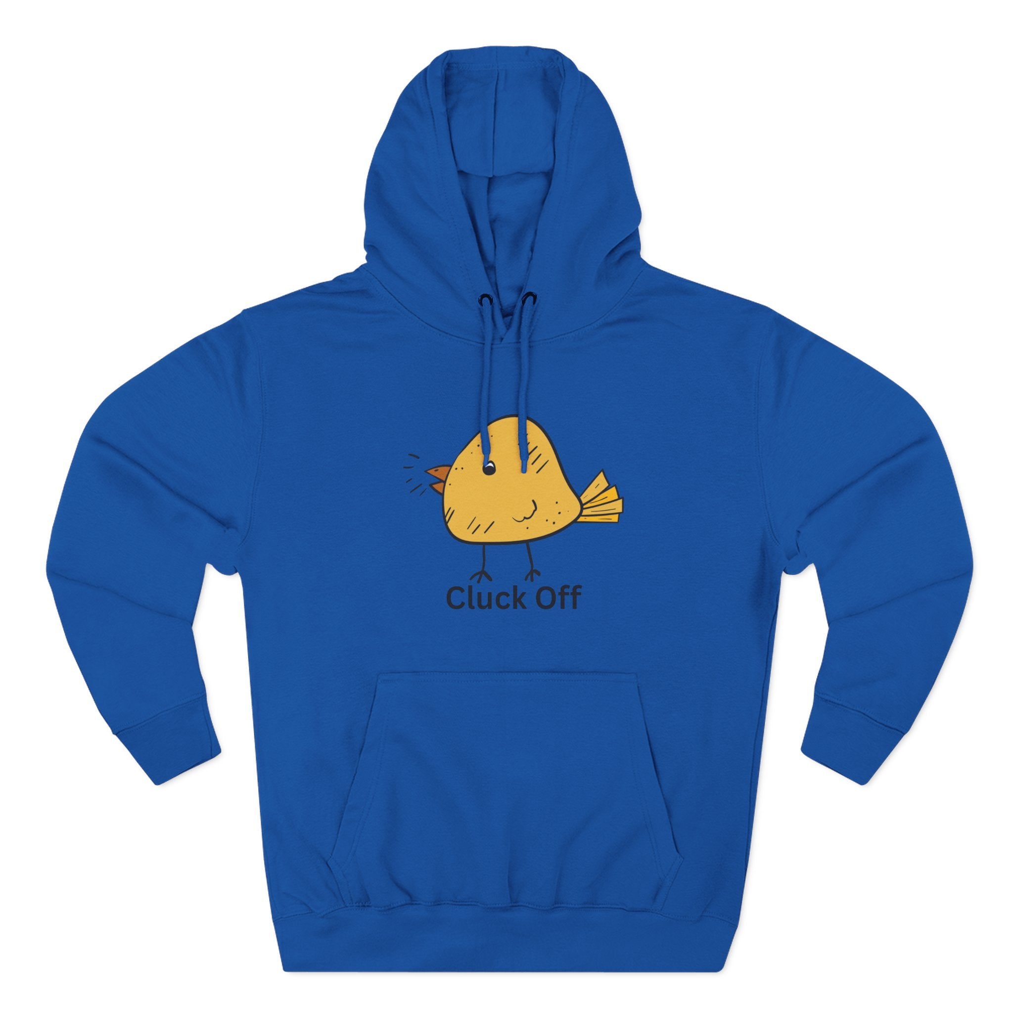 Cluck Off Funny Bird Hoodie, Quirky Fleece Hoodie, Gifting for Bird Lovers, Casual Wear, Perfect for Relaxing