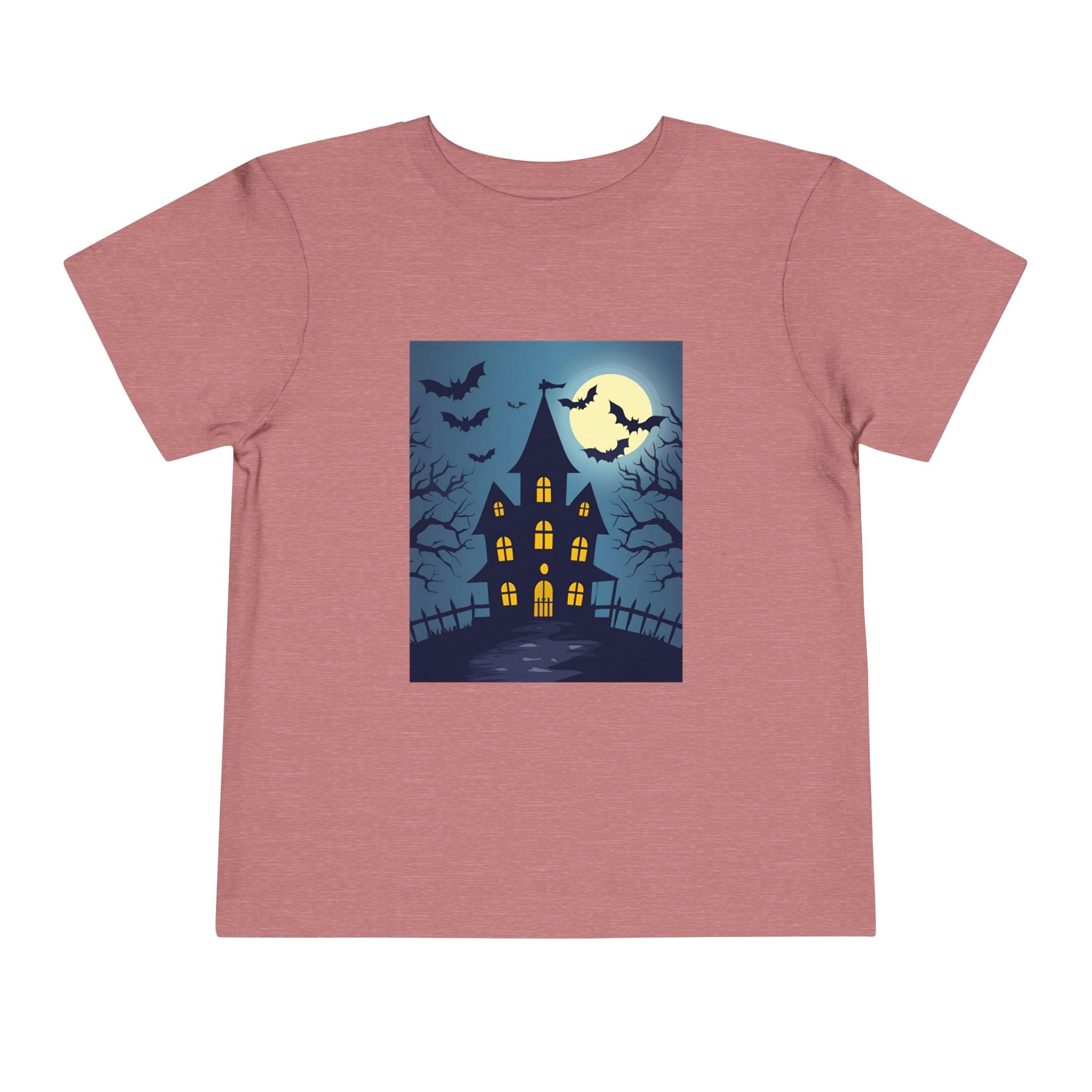 Toddler Halloween T-Shirt, Spooky Haunted House Tee, Kids Halloween Costume, Toddler Witch Shirt, Halloween Party Outfit
