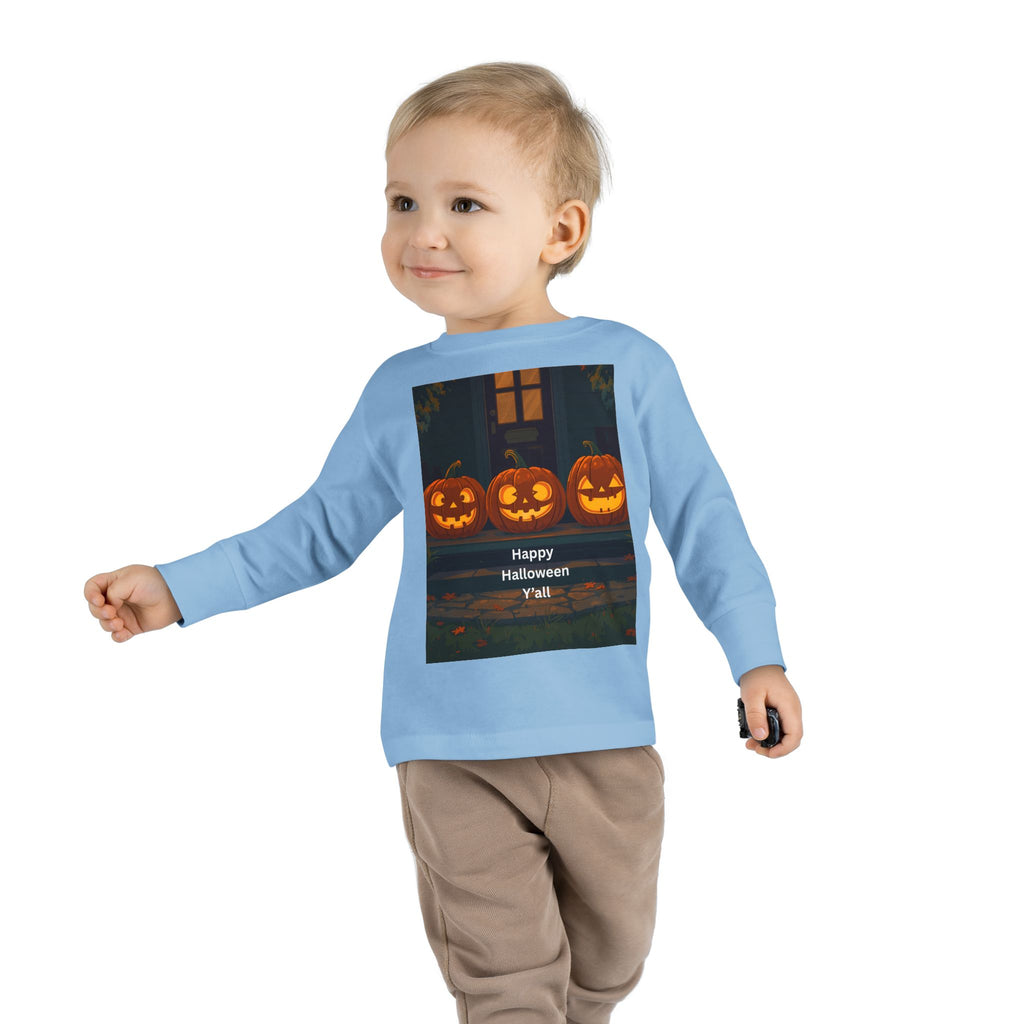 Halloween Pumpkin Toddler Long Sleeve Tee