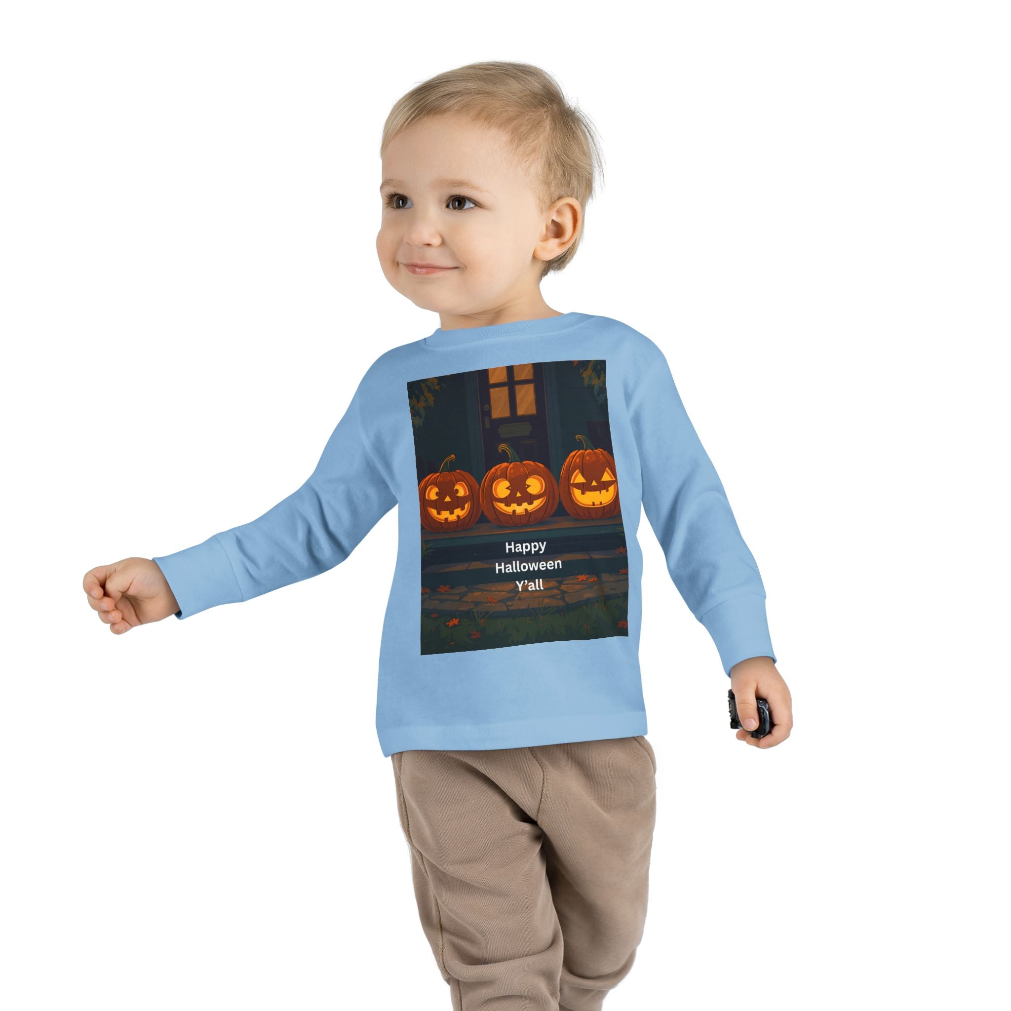 Halloween Pumpkin Toddler Long Sleeve Tee