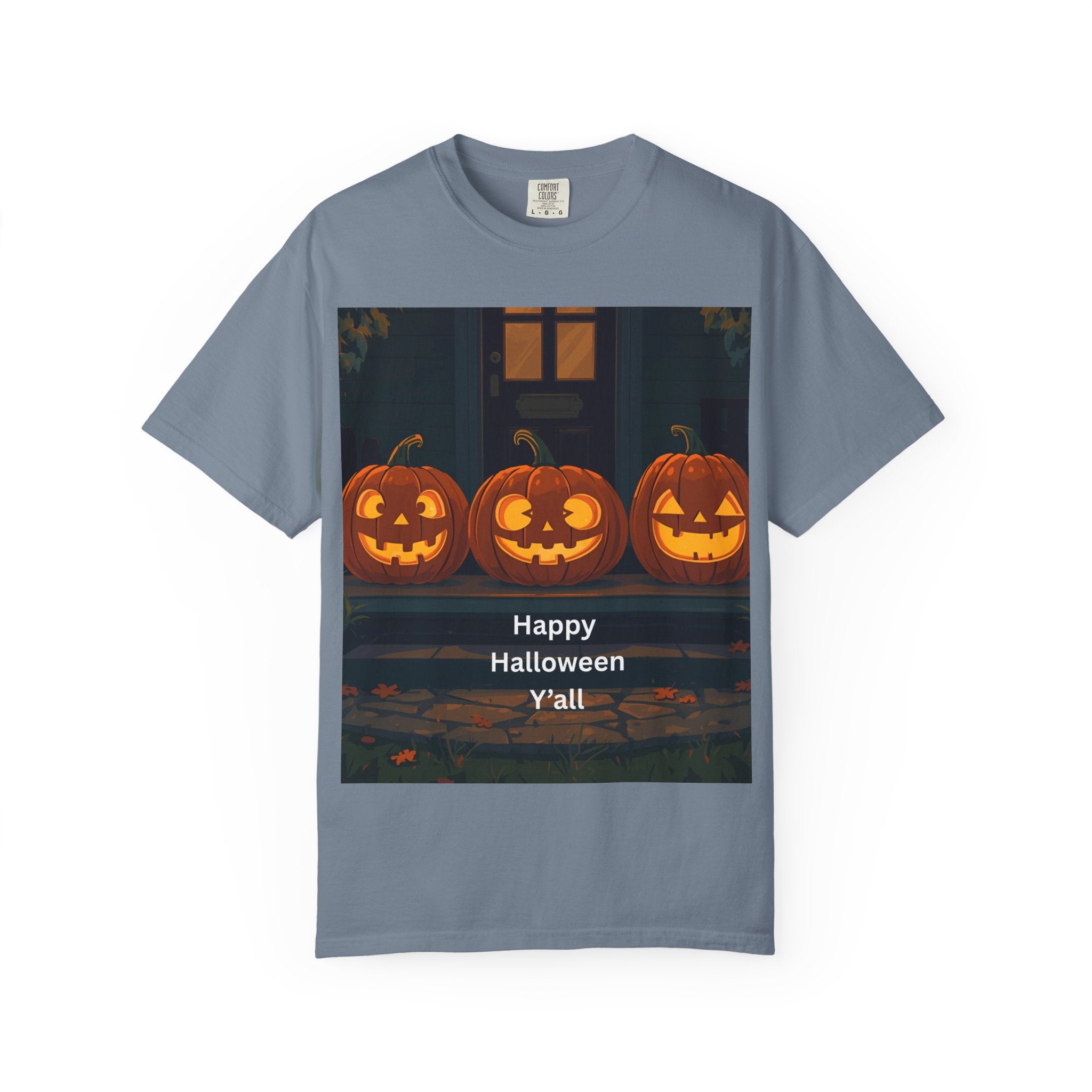 Happy Halloween Pumpkin Unisex T-shirt, Spooky Season Tee, Fall Festival Shirt, Pumpkin Graphic Top, Halloween Gift for Him/Her
