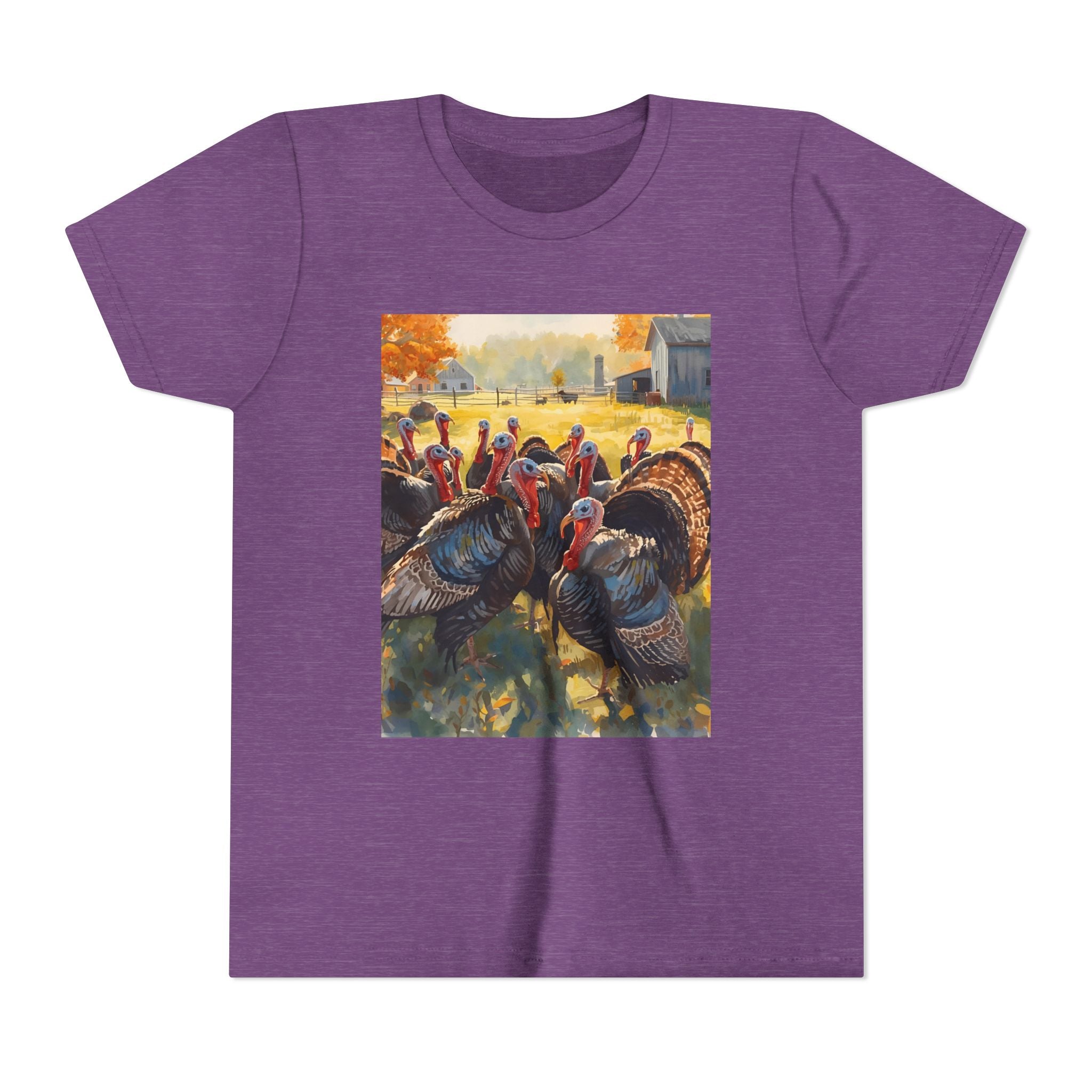 Thanksgiving Turkey Youth Short Sleeve Tee