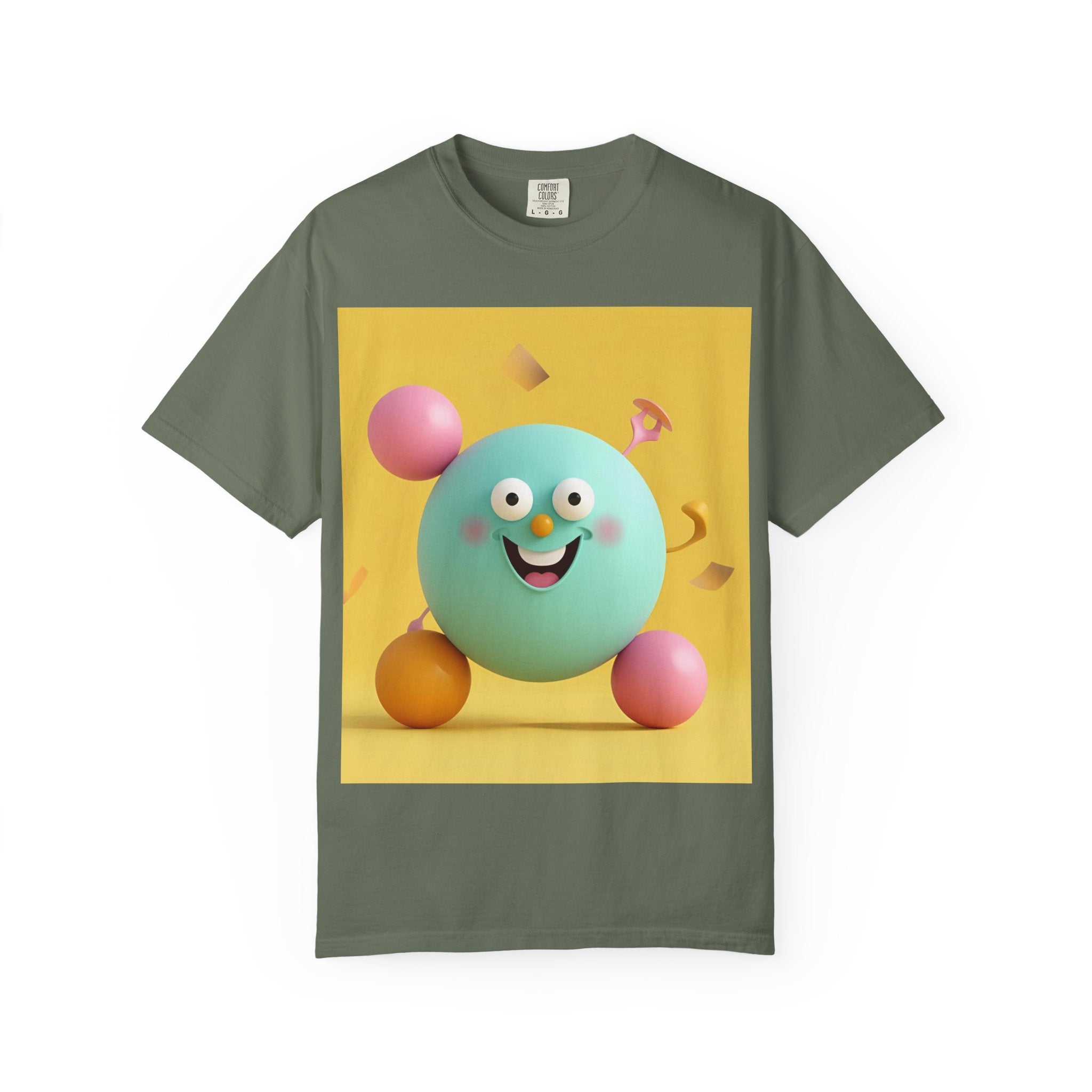 Playful Colorful Cartoon T-Shirt for Fun-Loving Souls, Graphic Tee, Gift for Kids & Adults, Birthday Party Outfit, Casual Wear, Housewarming Gift