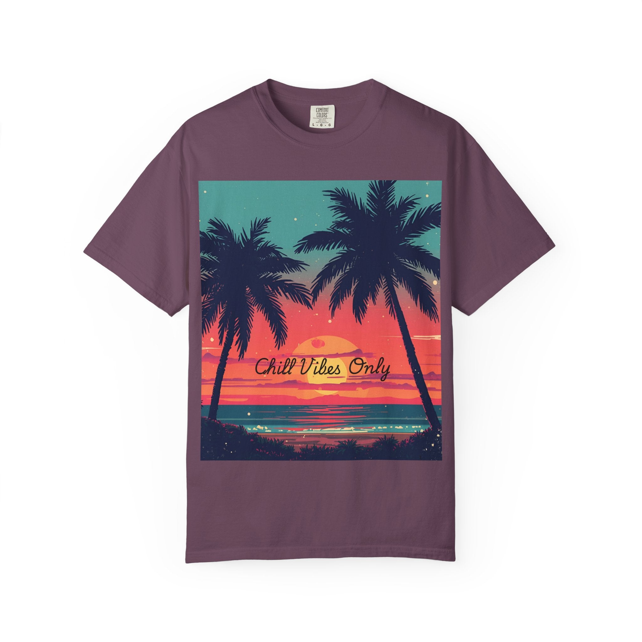 Tropical Sunset Unisex Garment-Dyed T-shirt