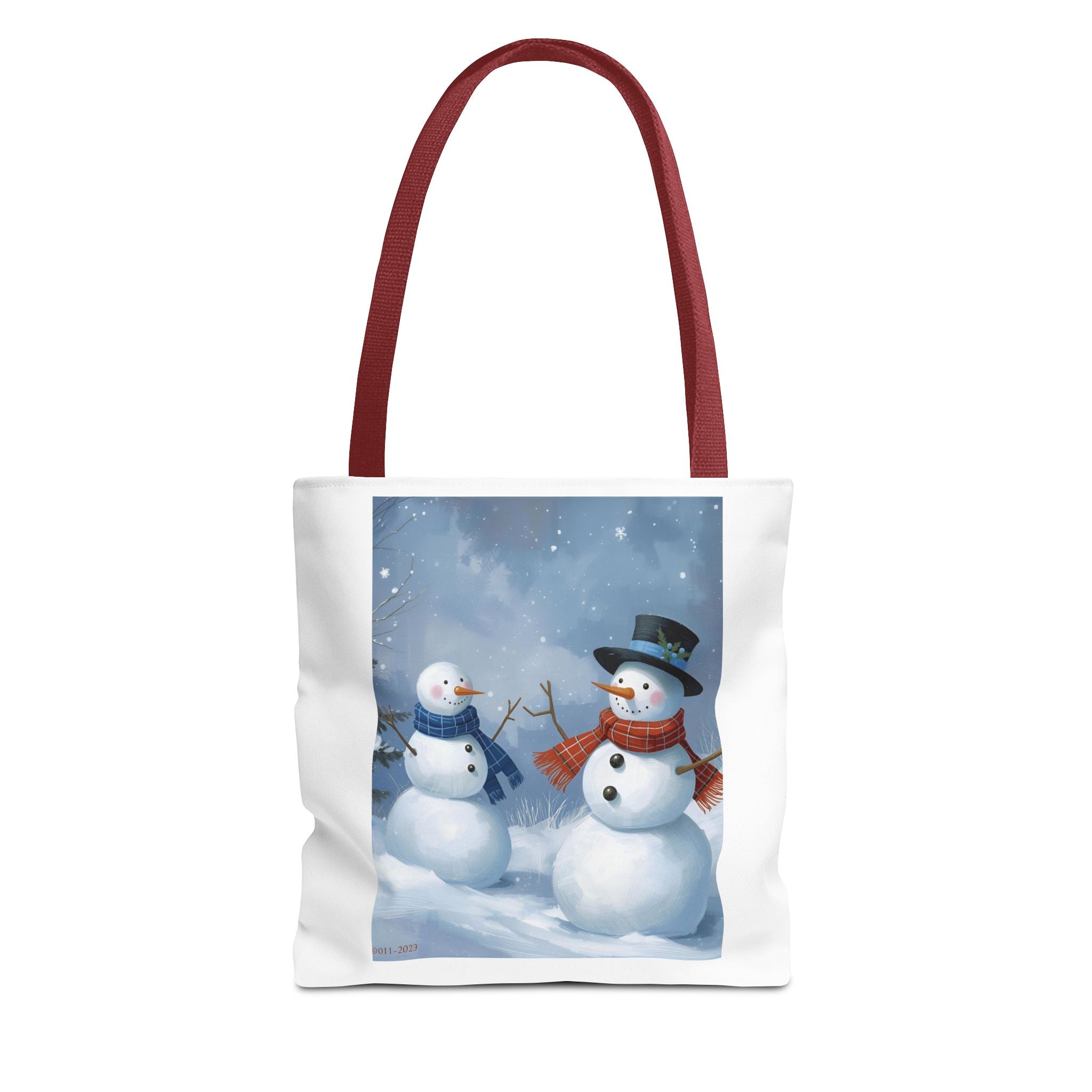 Christmas Snowman Family Tote Bag (AOP)