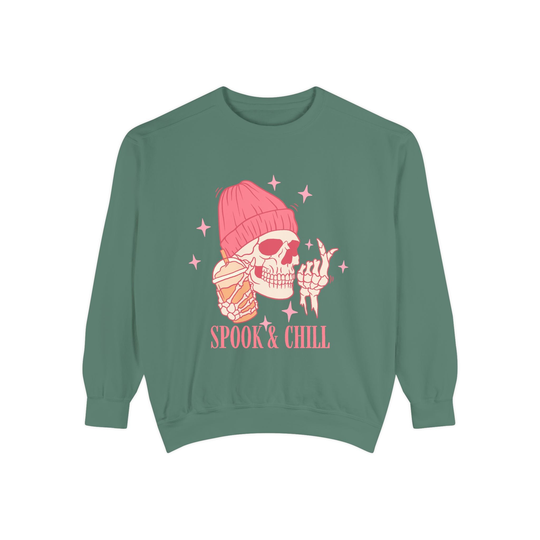 Spook & Chill Unisex Garment-Dyed Sweatshirt