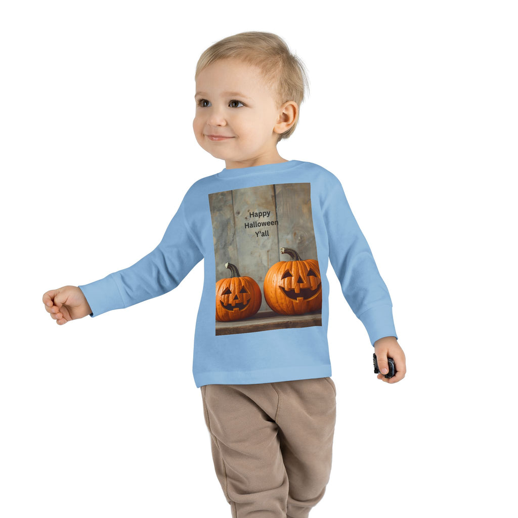Halloween Pumpkin Toddler Long Sleeve Tee