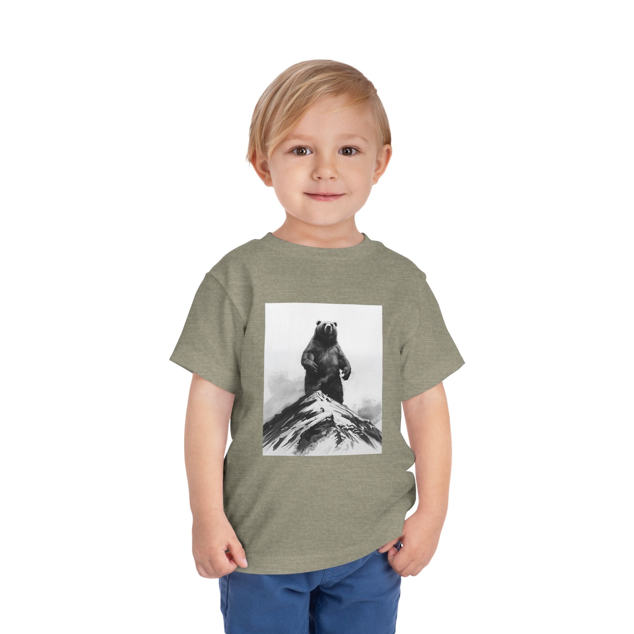 Bear Mountain Snow Toddler Short Sleeve Tee