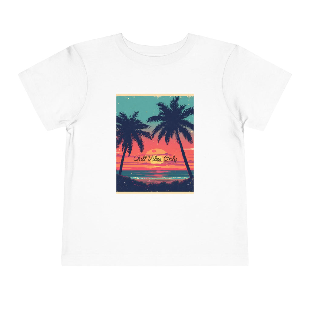Tropical Sunset Toddler Short Sleeve Tee