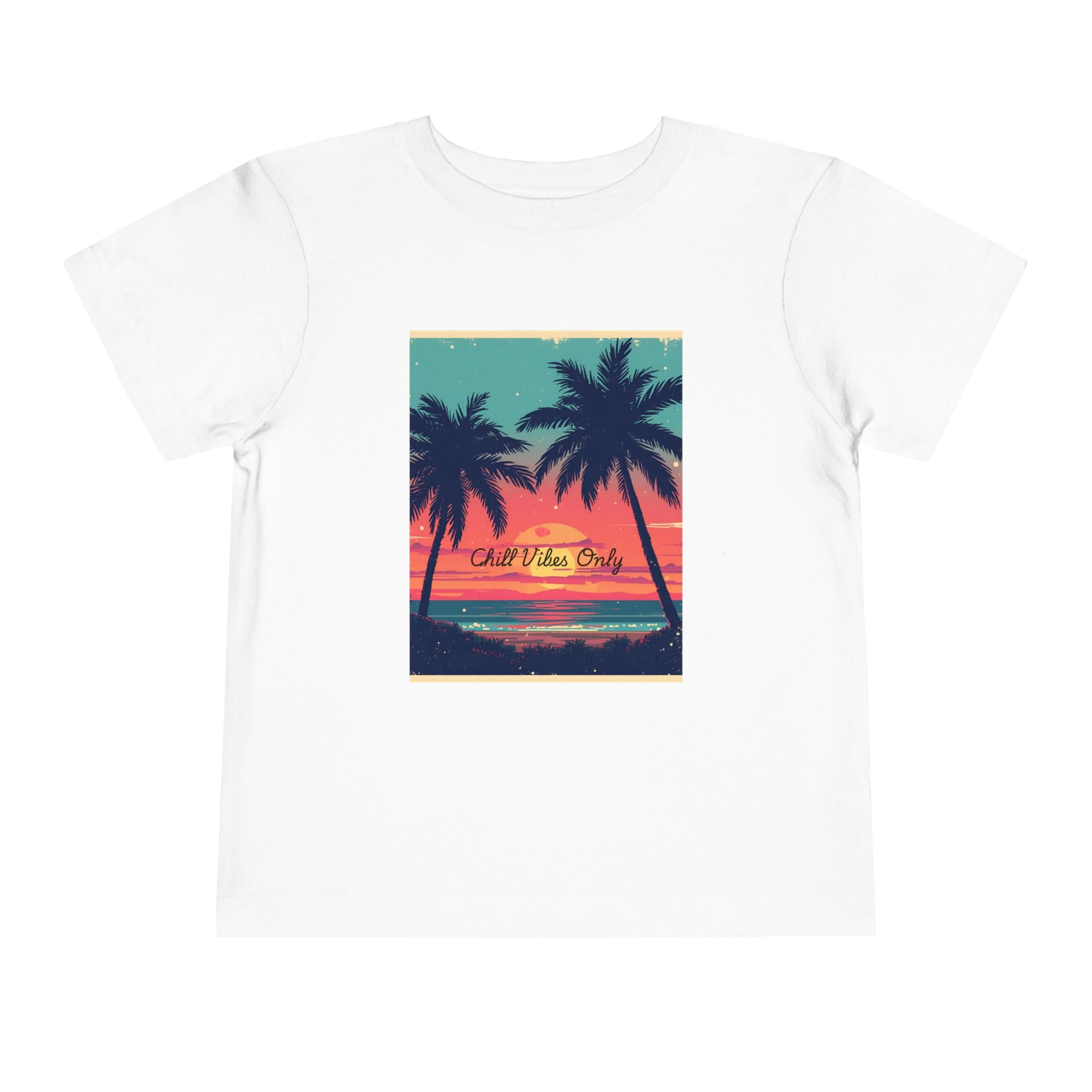 Tropical Sunset Toddler Short Sleeve Tee
