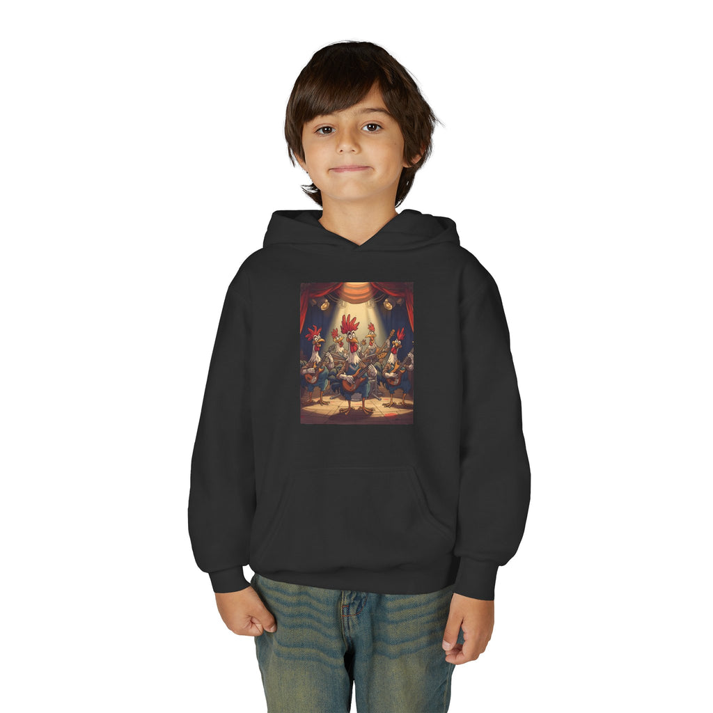 Chicken Funny Youth Heavy Blend Hooded Sweatshirt