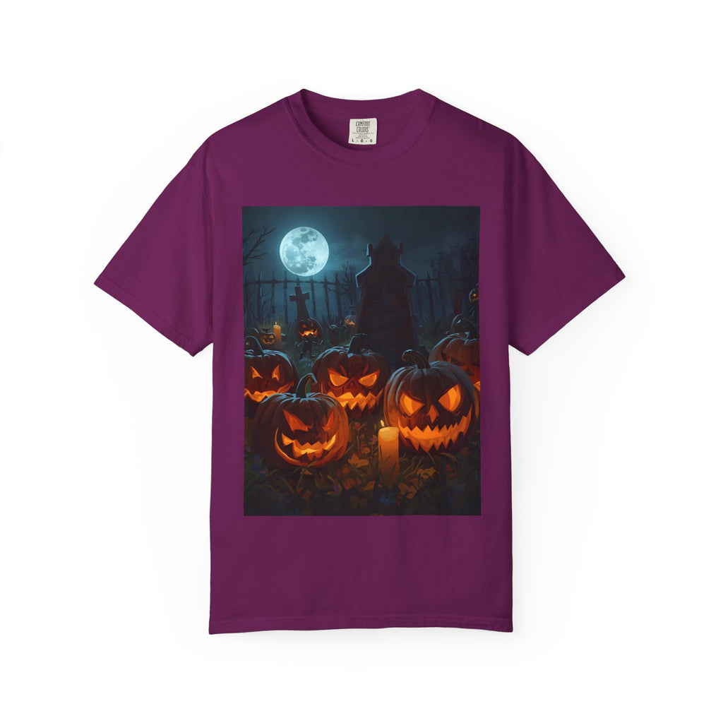 Halloween Pumpkin Unisex T-Shirt, Spooky Shirt, Fall Apparel, Halloween Costume, Casual Wear, Party Shirt