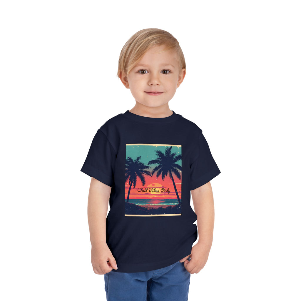 Tropical Sunset Toddler Short Sleeve Tee