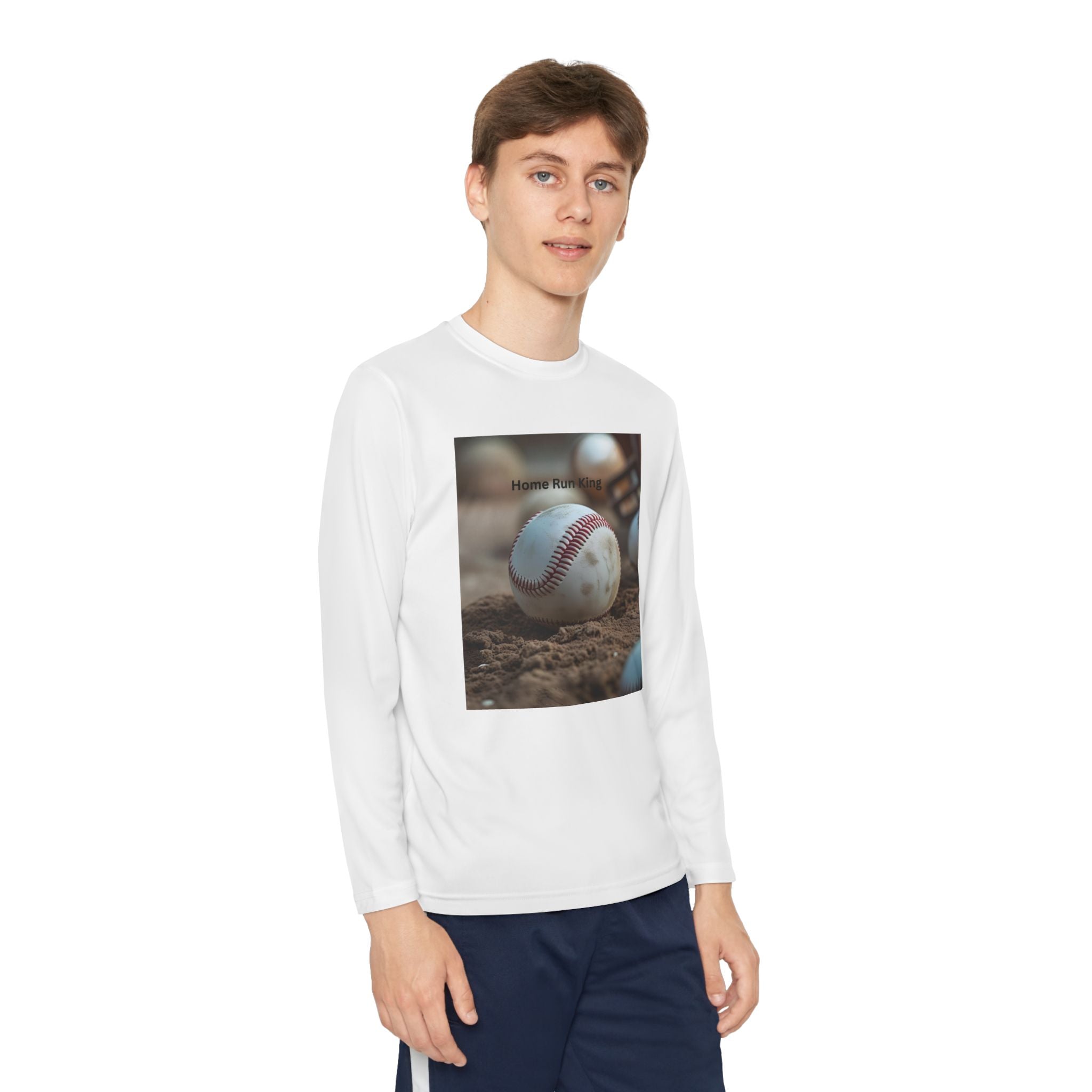 Baseball Youth Long Sleeve Shirt, Kids Sports Tee, Team Fundraiser, Athletic Wear, Birthday Gift, Gifts for Young Players