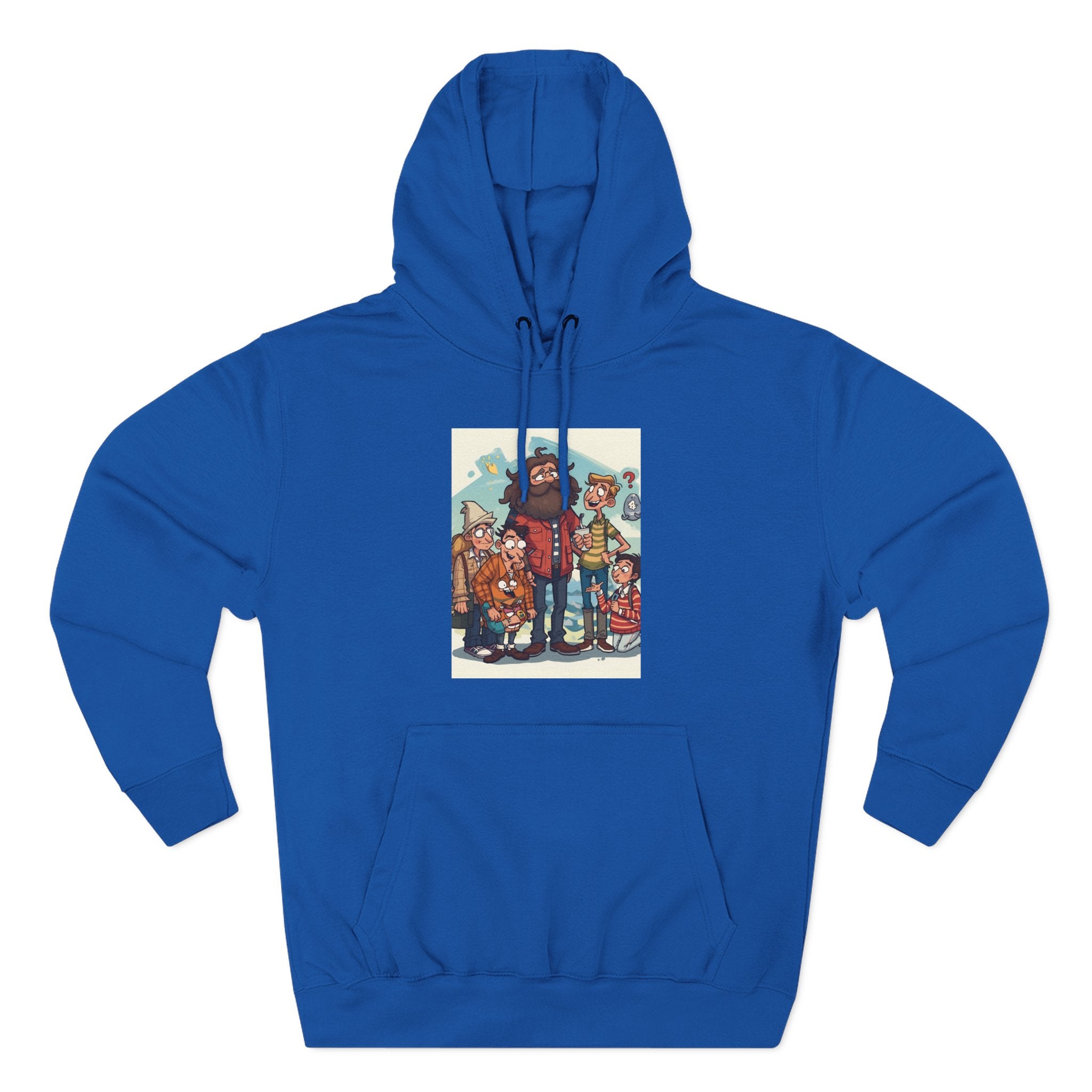 Cozy Family Fun Hoodie, Three-Panel Fleece Sweatshirt, Gift for Parents, Casual Wear, Holiday Apparel, Winter Fashion