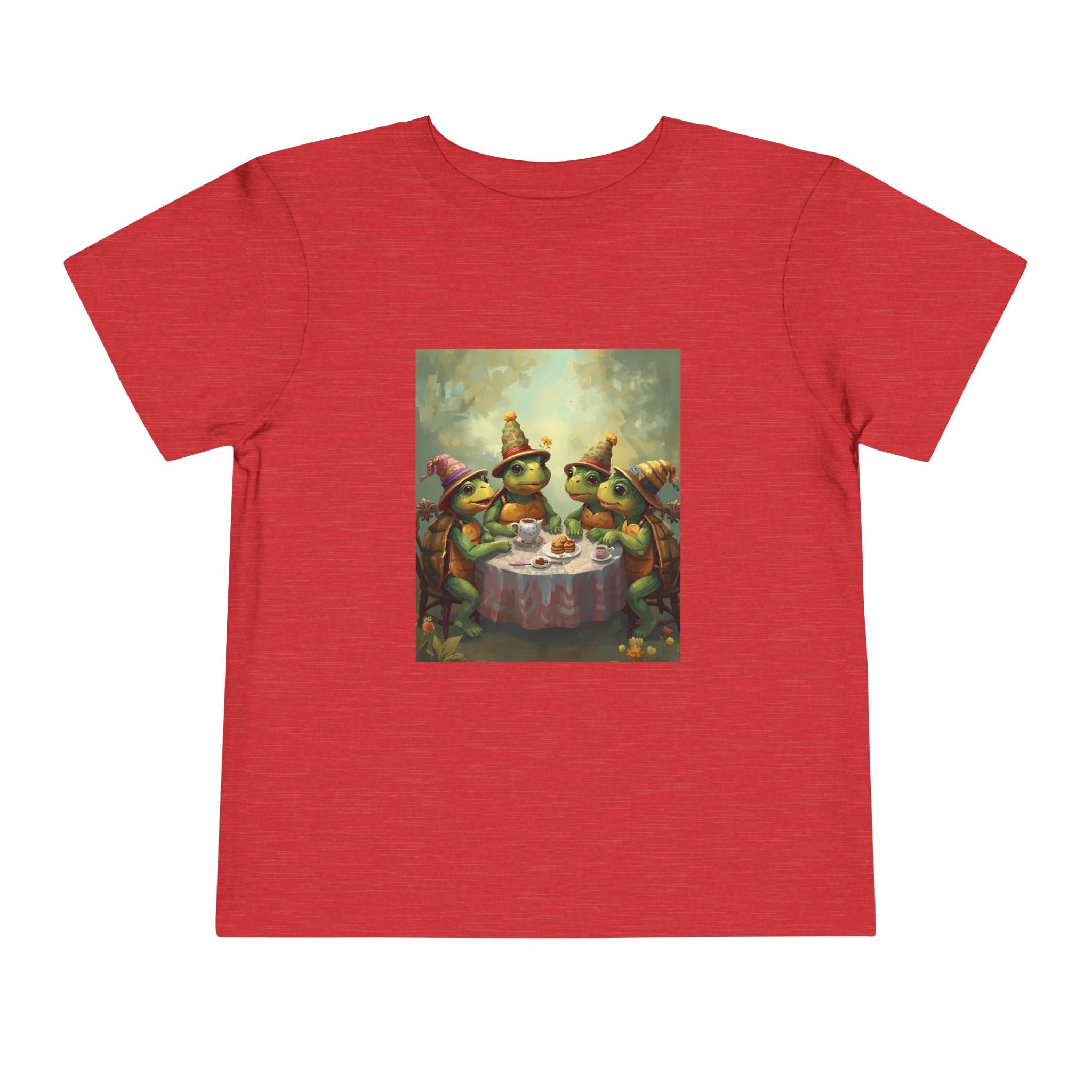 Whimsical Turtle Toddler Short Sleeve Tee