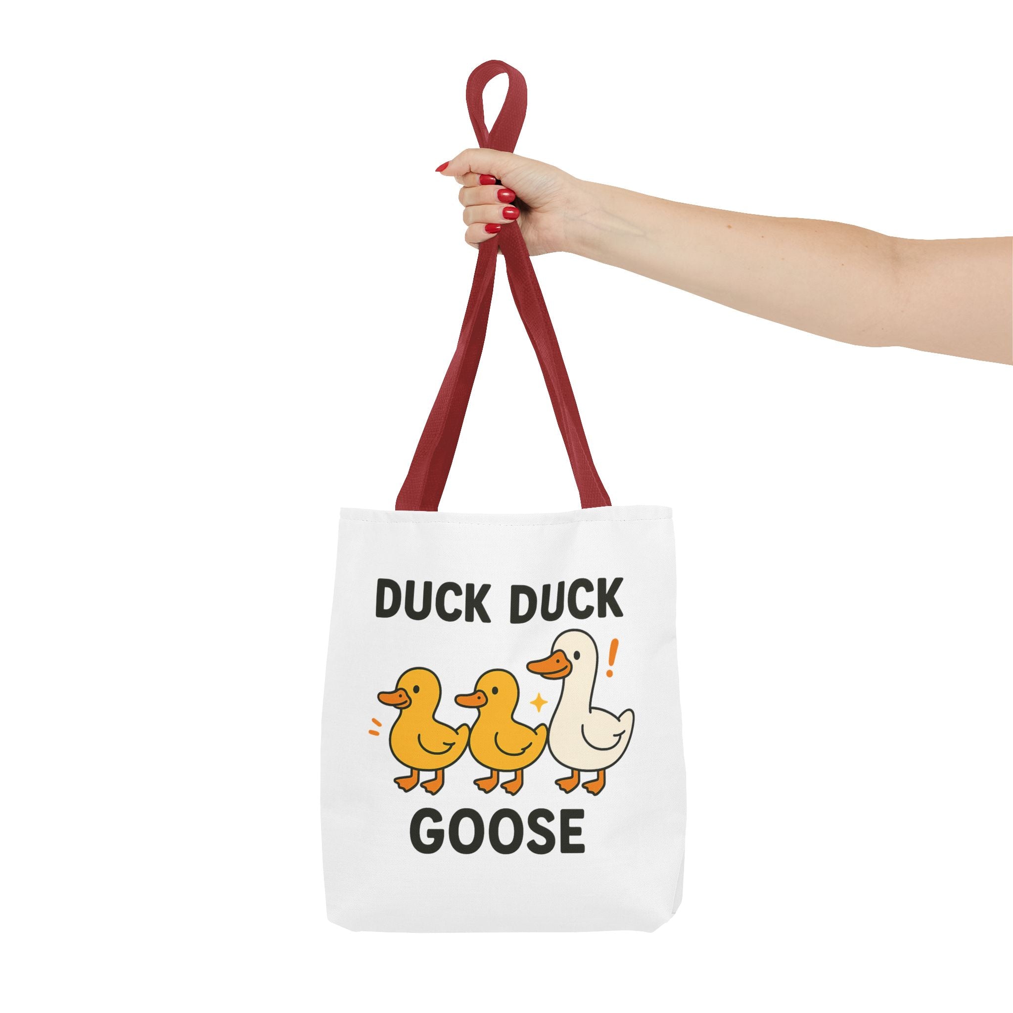 Playful Duck Duck Goose Tote Bag