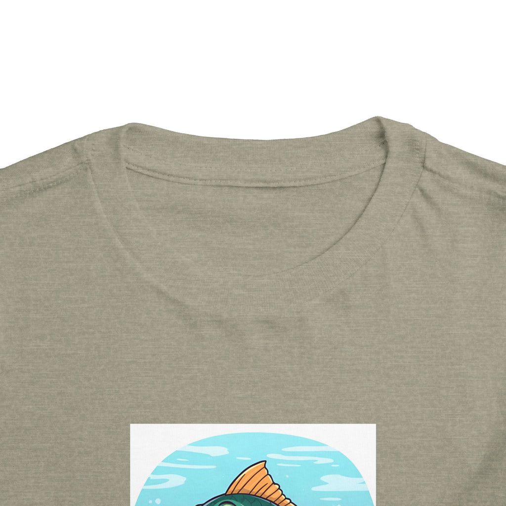 Here Fishy Fishy Fishy Toddler Short Sleeve Tee