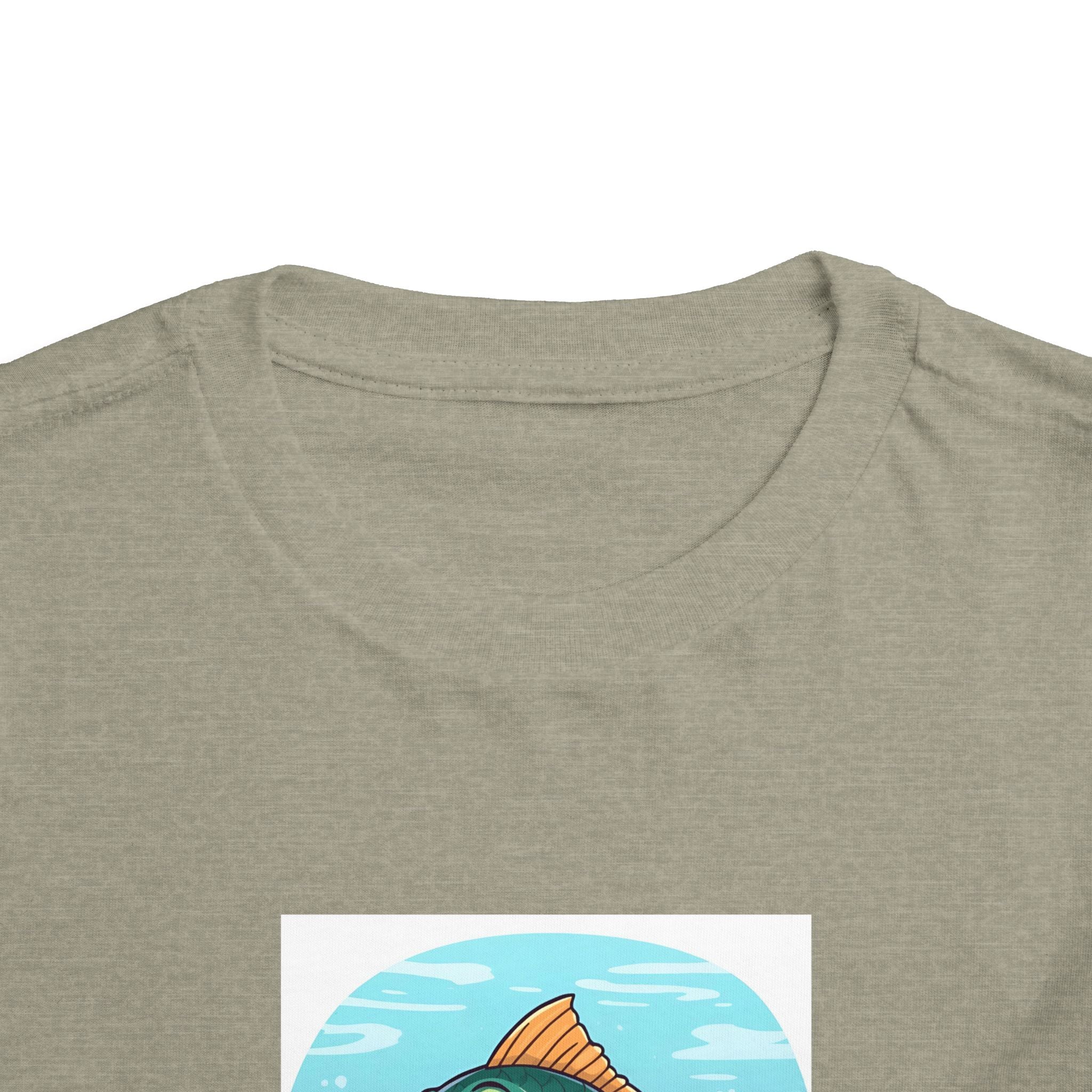 Here Fishy Fishy Fishy Toddler Short Sleeve Tee