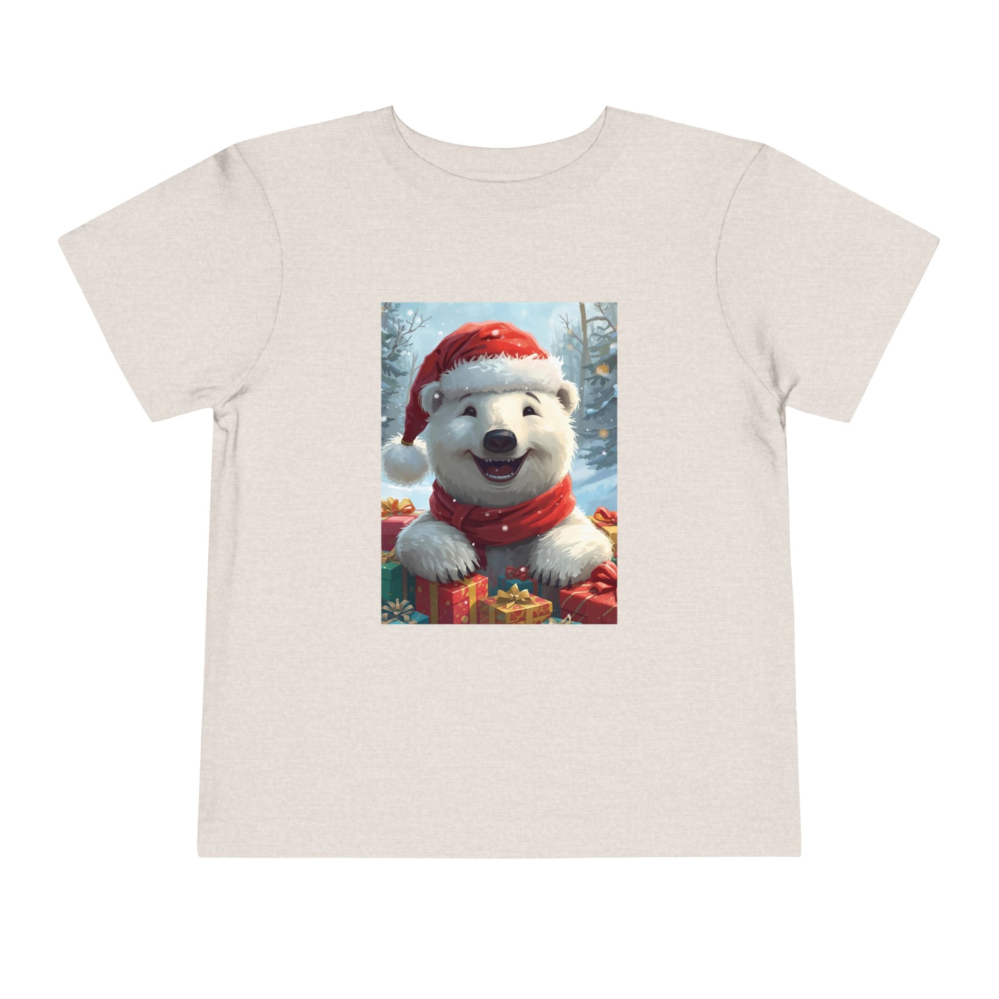Christmas Bear Toddler Short Sleeve Tee