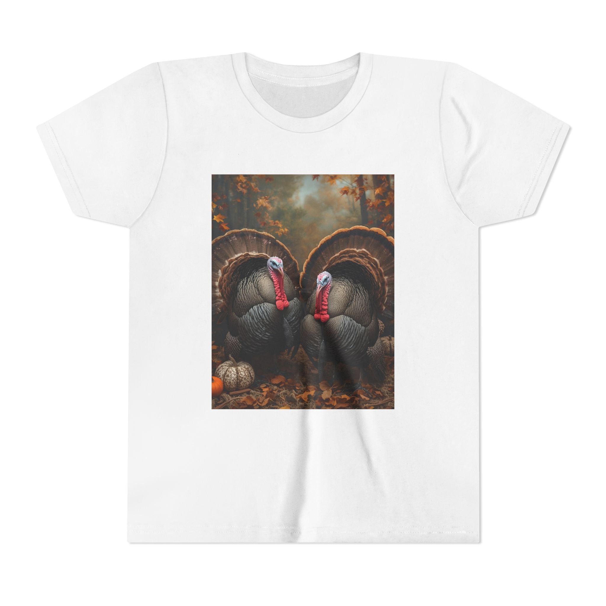 Thanksgiving Turkey Youth Short Sleeve Tee