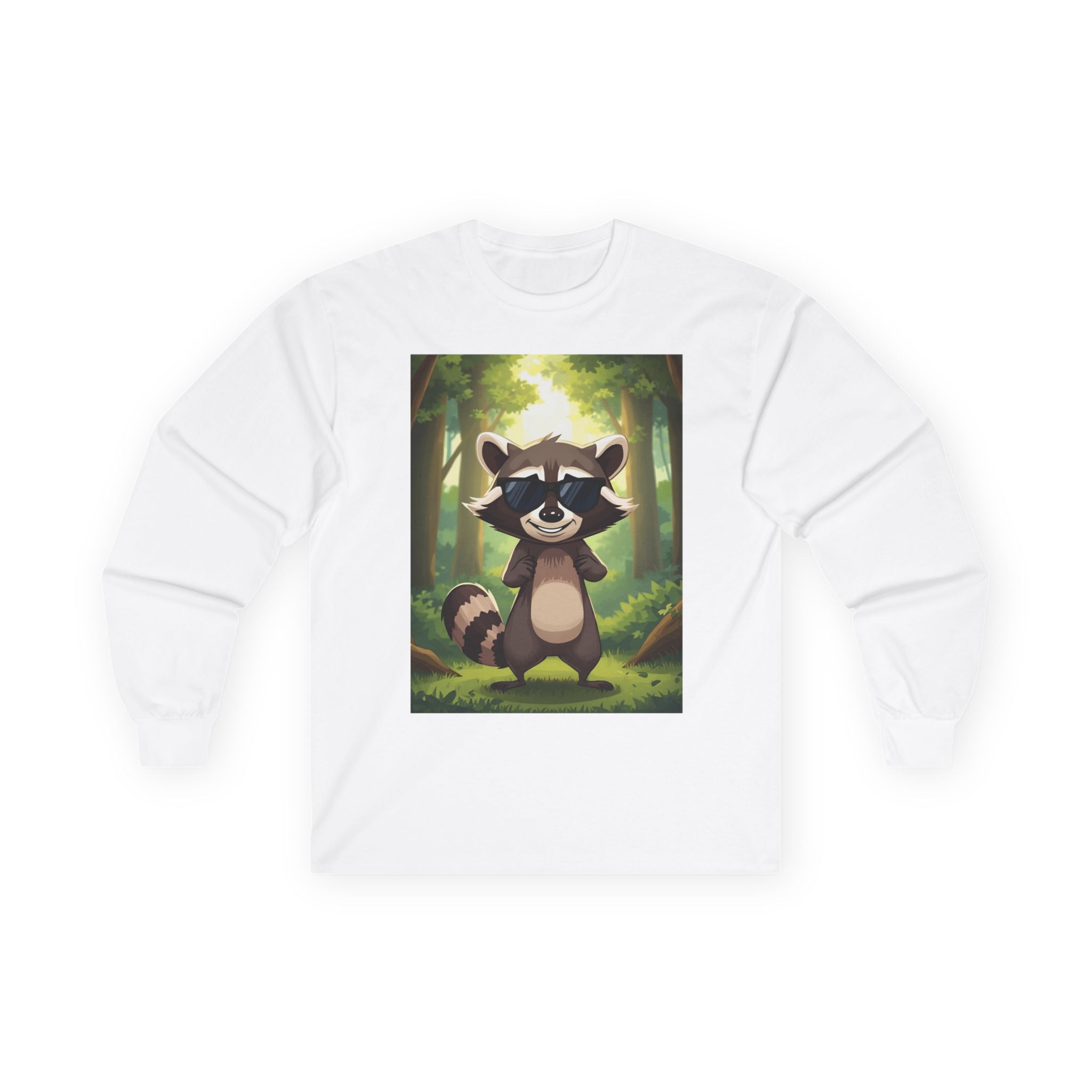 Adorable Raccoon Long Sleeve Tee for Nature Lovers, Perfect Gift for Kids and Adults, Cute Animal Graphic Shirt, Cozy Wear for [...]