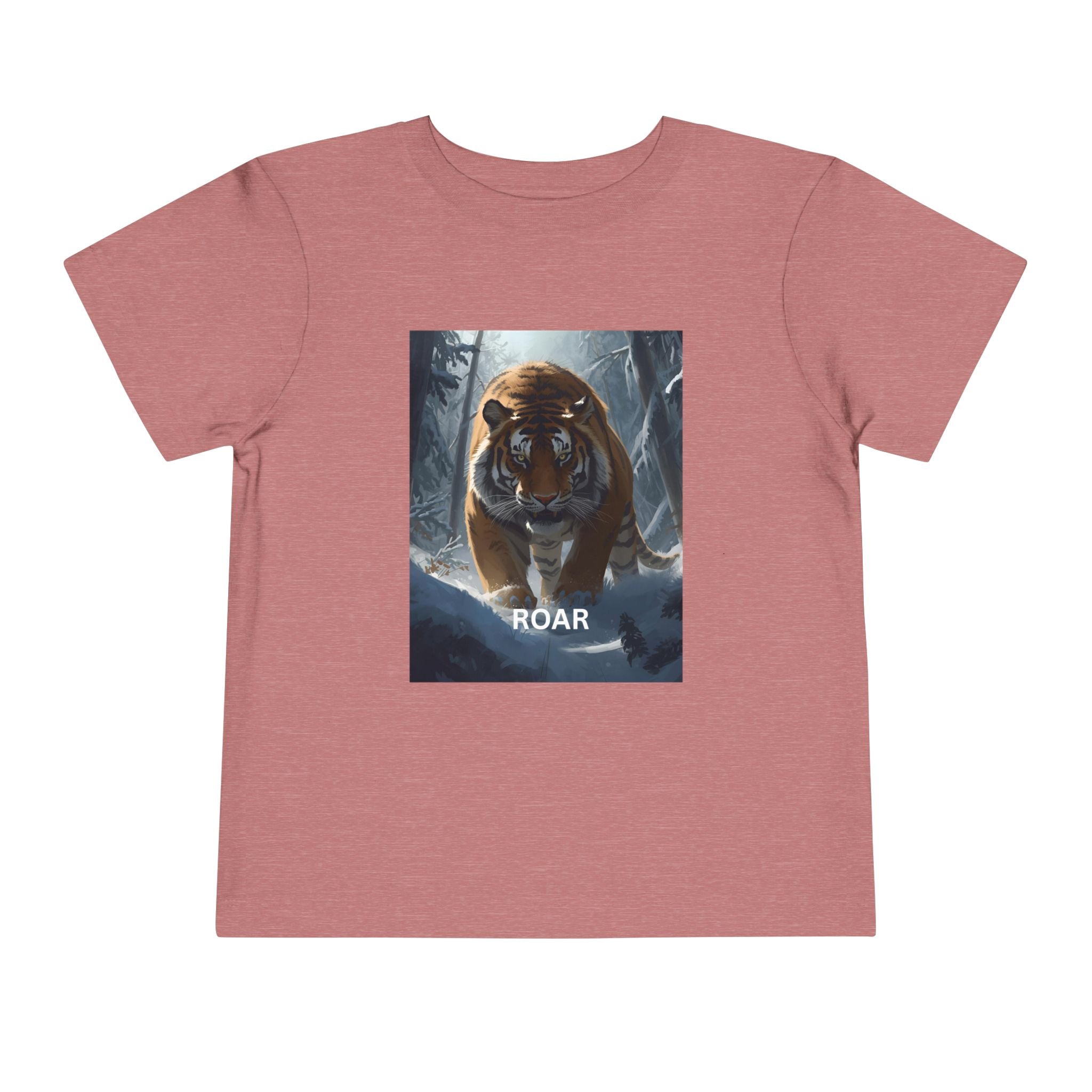 Tiger Roar Snow Toddler Short Sleeve Tee